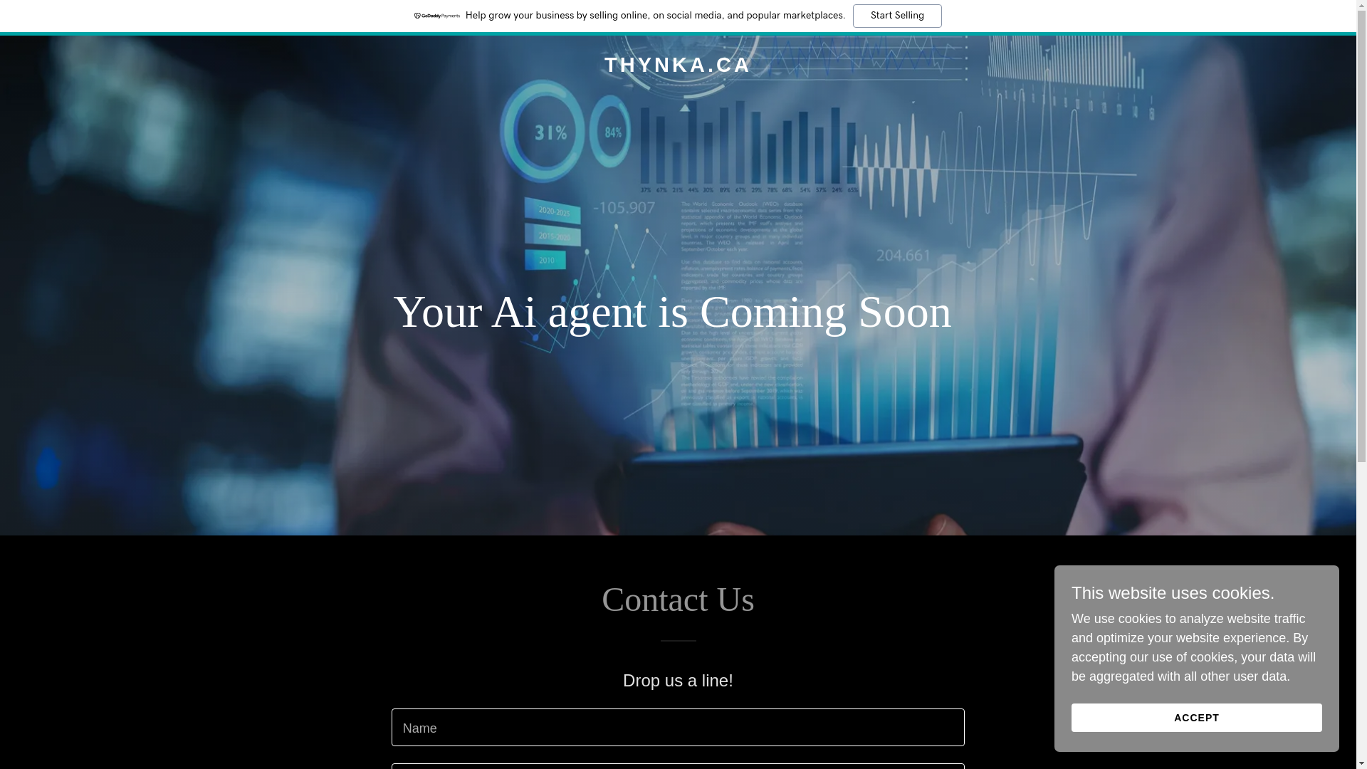 website screenshot of https://thynkai.ca/