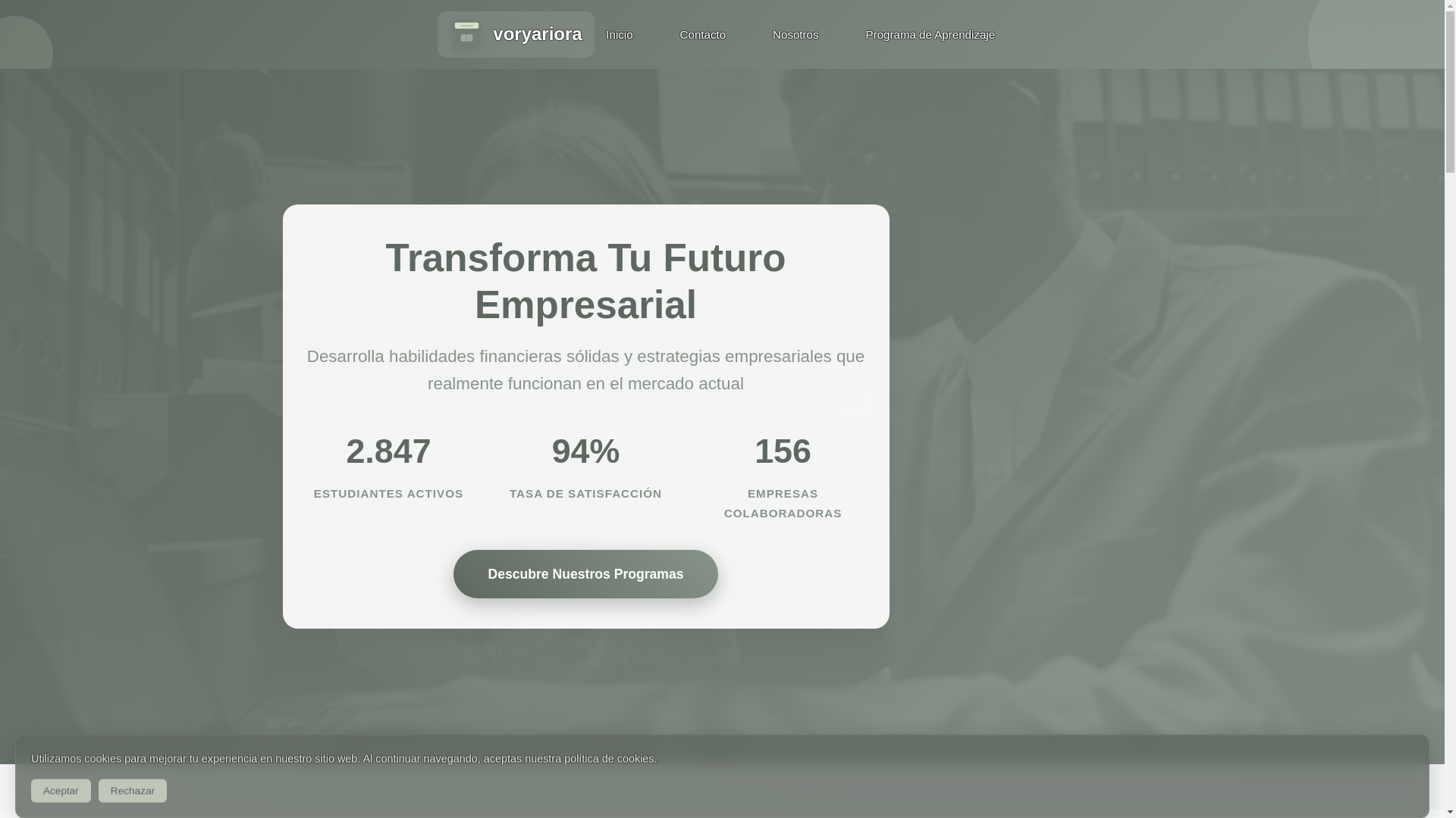 website screenshot of https://voryariora.com/