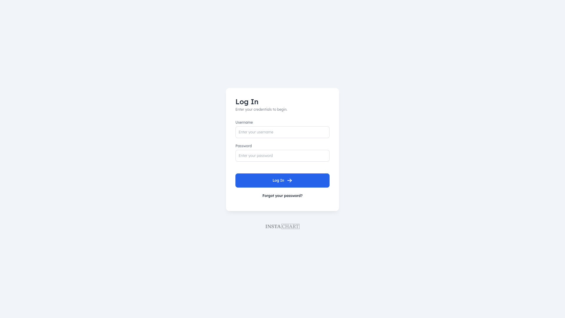 website screenshot of https://instachart-admin-production.pages.dev/