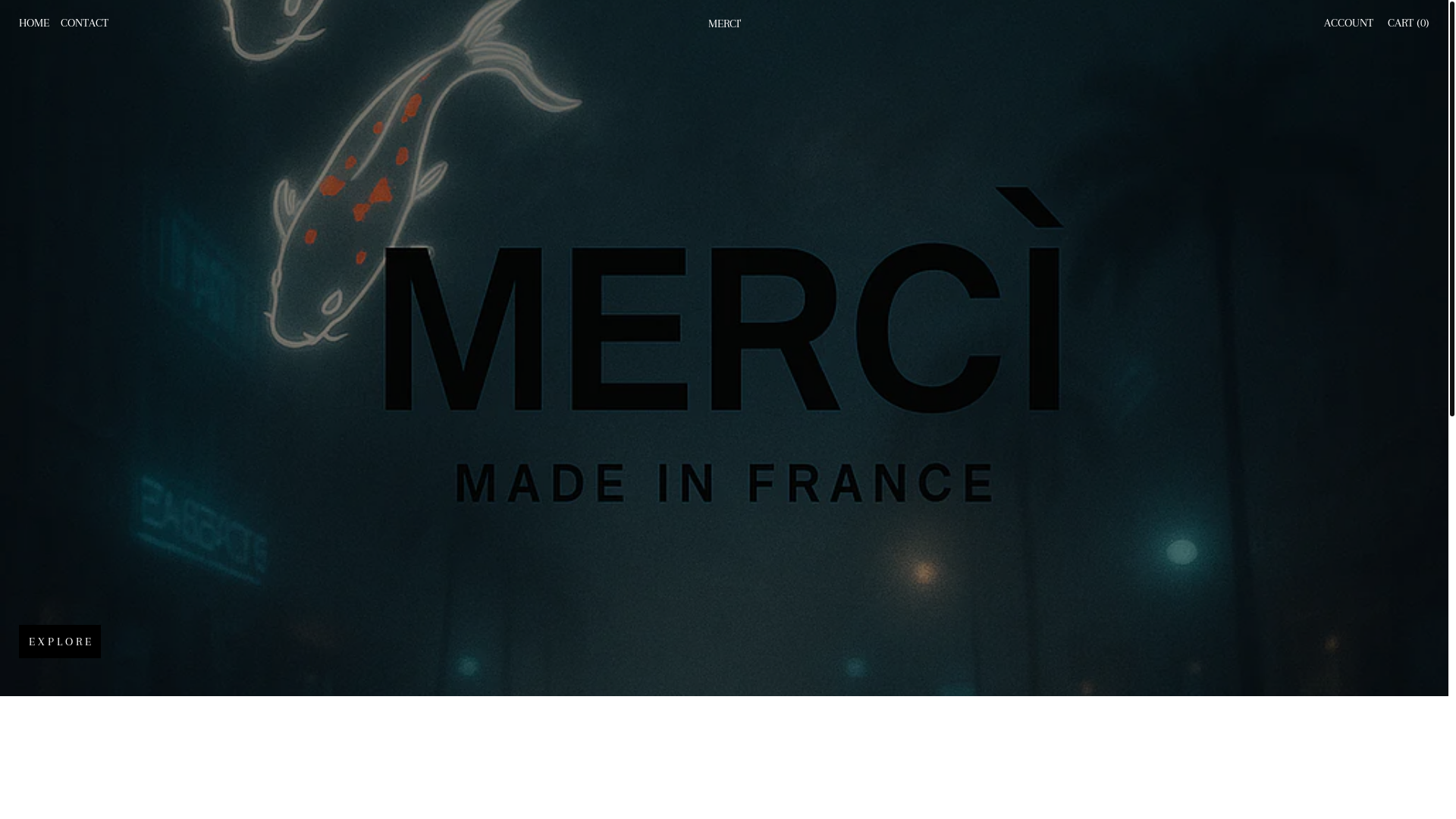 website screenshot of https://mercifacility.com/