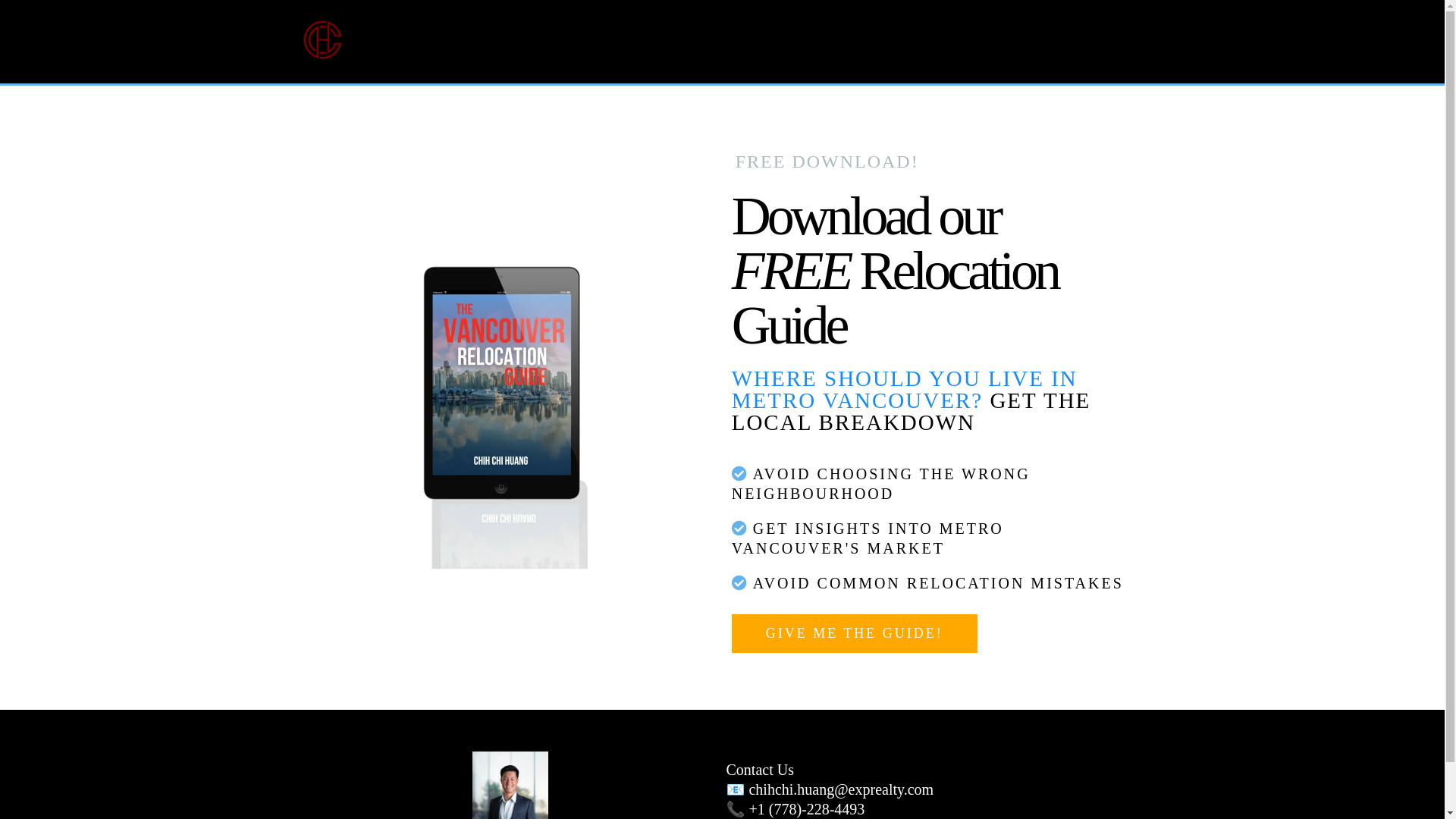 website screenshot of https://metrovanrelocationguide.com/