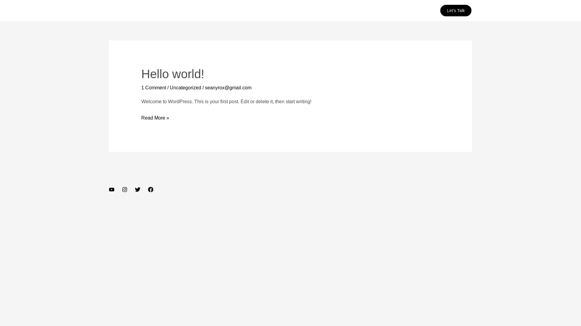 website screenshot of https://roxnsean.eu/