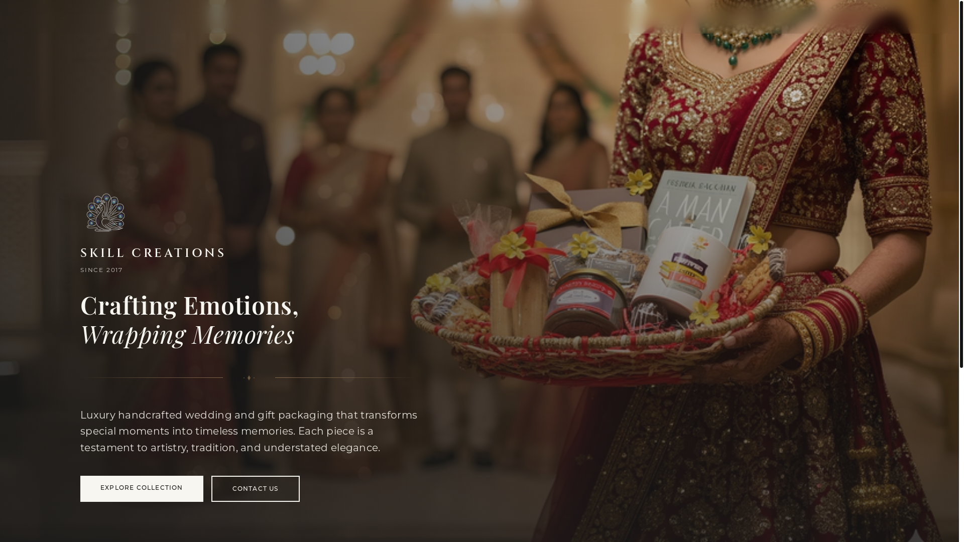 website screenshot of https://skillcreations.in/