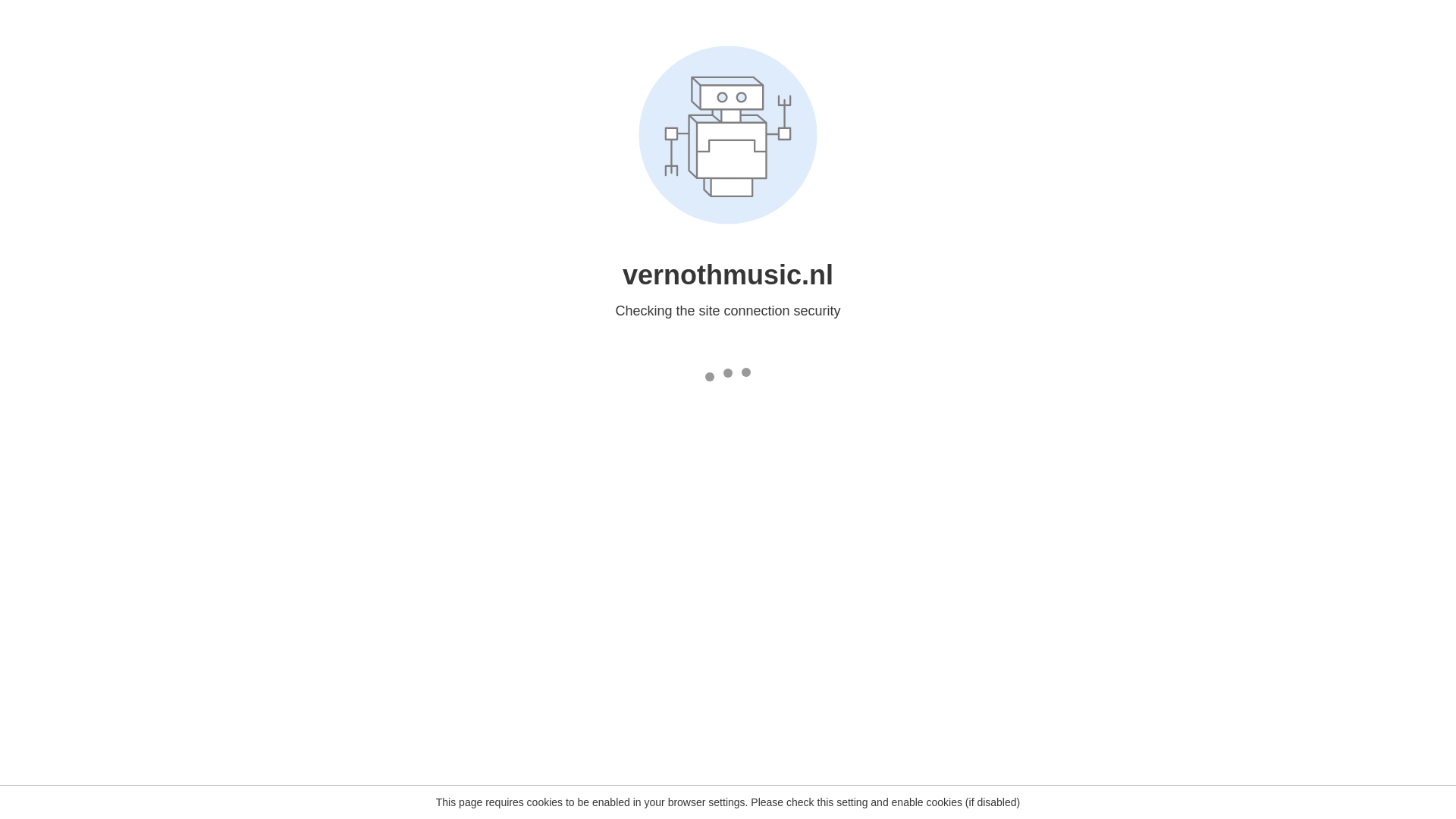 website screenshot of https://vernothmusic.nl/