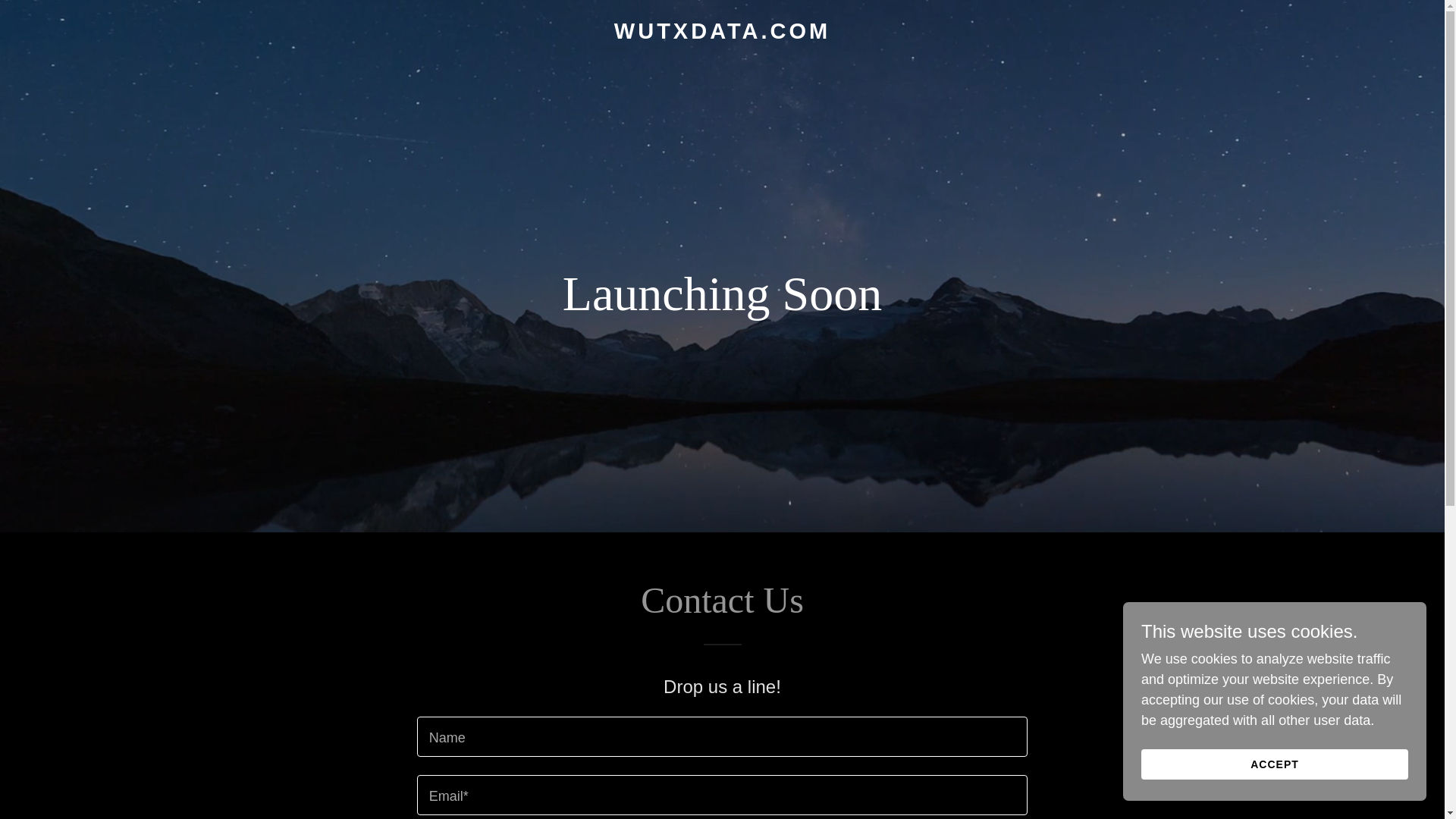 website screenshot of https://wutxdata.com/