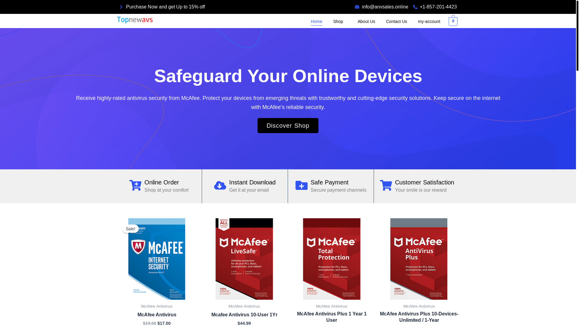 website screenshot of https://anvsales.online/