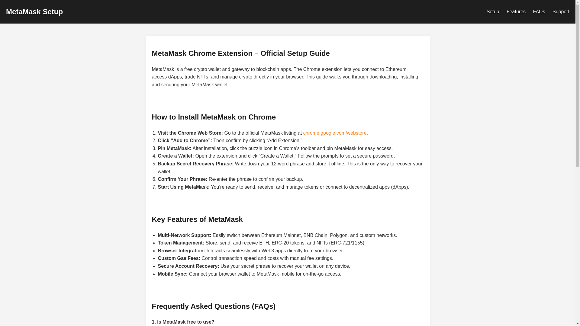 website screenshot of https://metmaskchrm-exten.pages.dev/