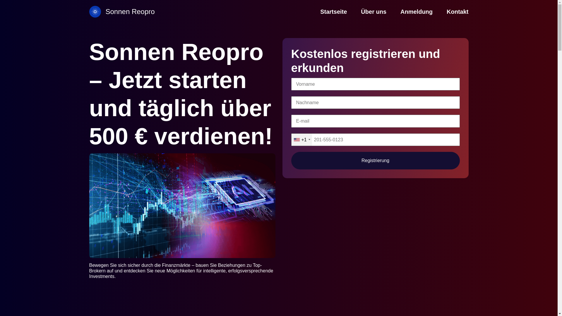 website screenshot of https://sonnenreopropro.de/