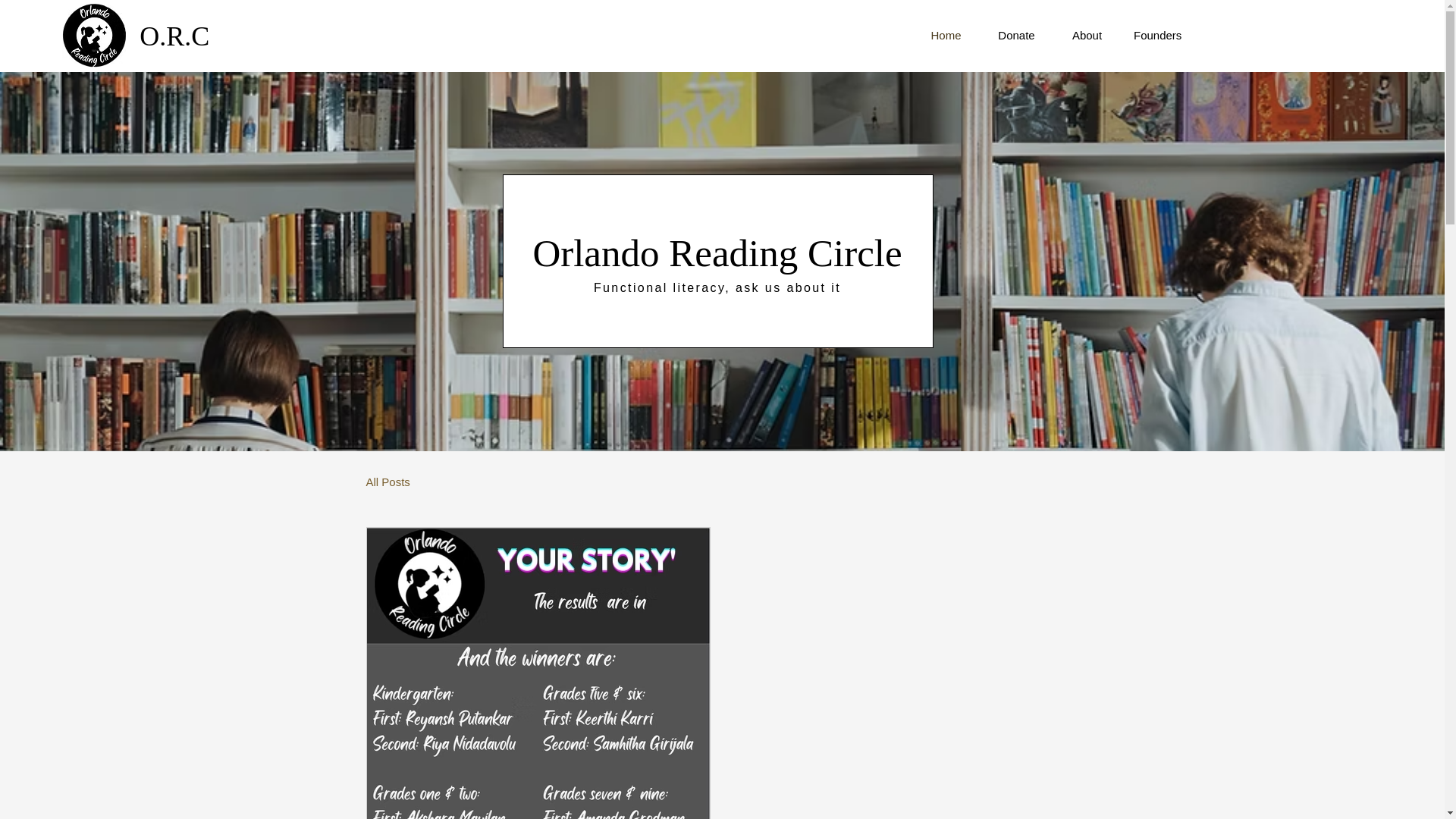 website screenshot of https://orlandoreadingcircle.com/