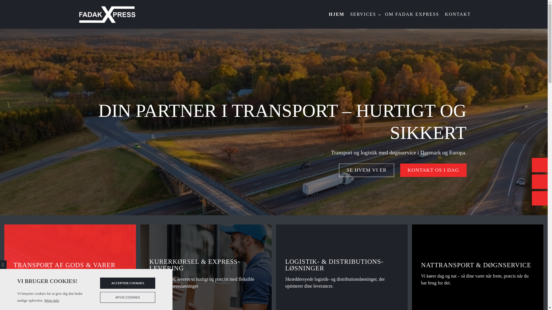 website screenshot of https://fadakxpress.eu/