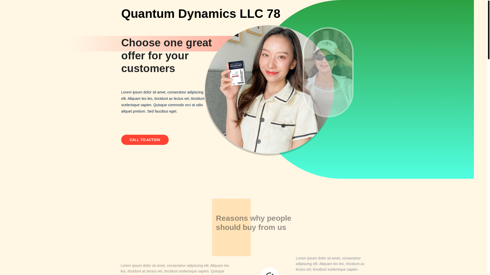 website screenshot of https://quantumdynamics78.shop/