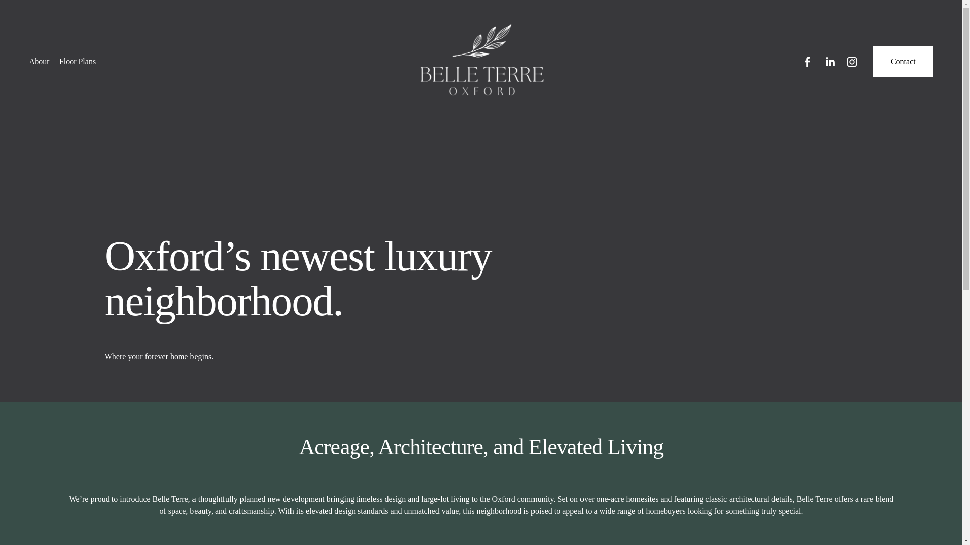 website screenshot of https://belleterreoxford.com/