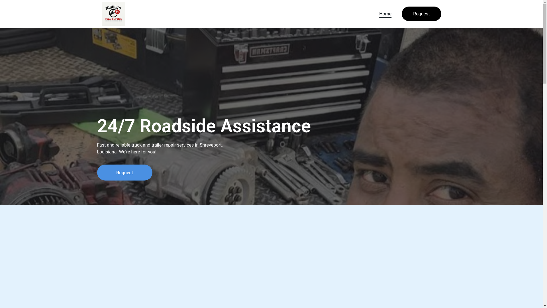website screenshot of https://migueltruckservice.com/