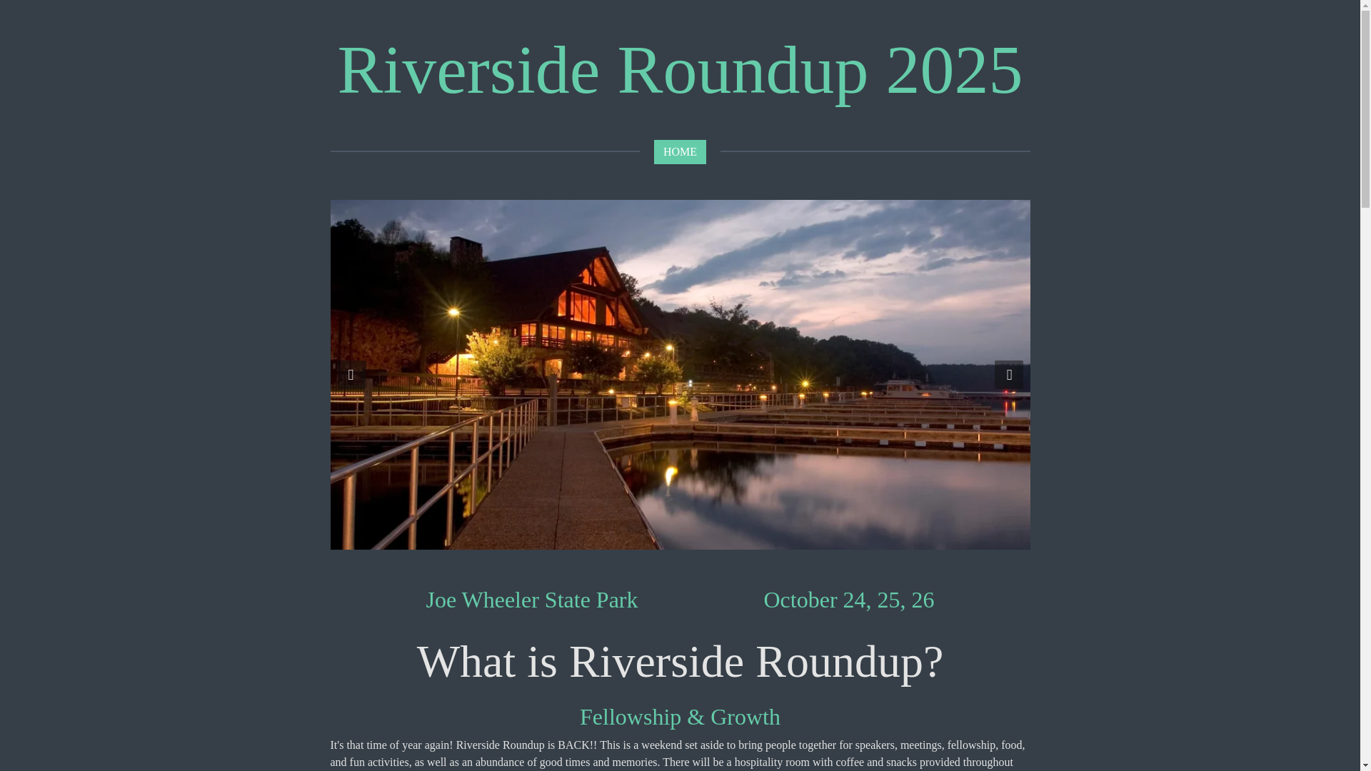 website screenshot of https://riversideroundup.com/