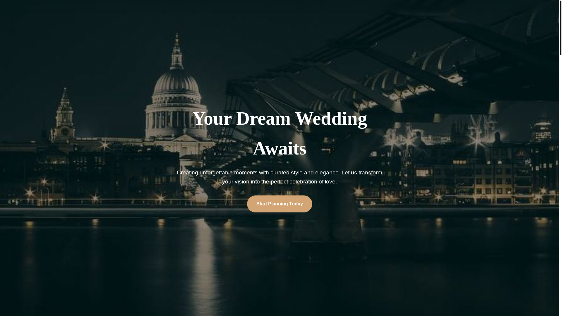 website screenshot of https://weddingcuratedstyle.sbs/