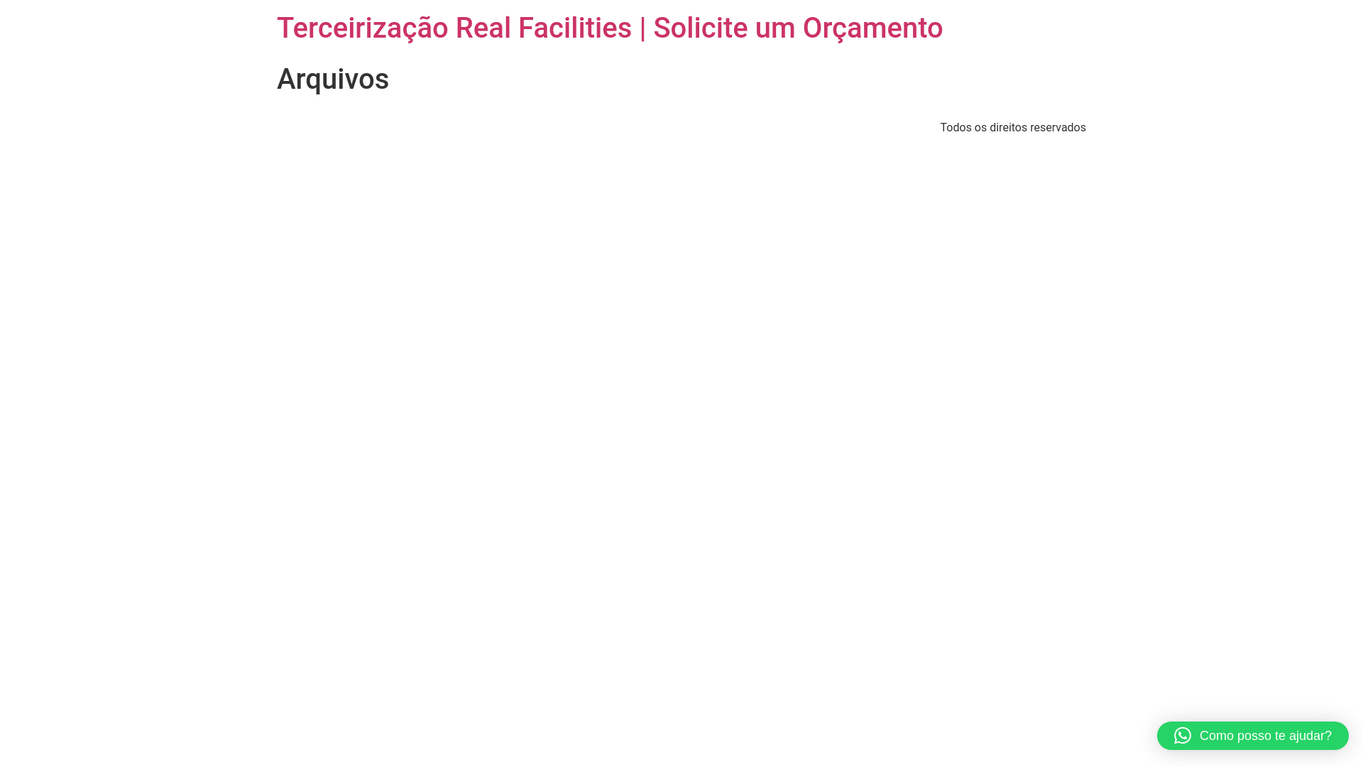 website screenshot of https://rterceirizacao.com.br/