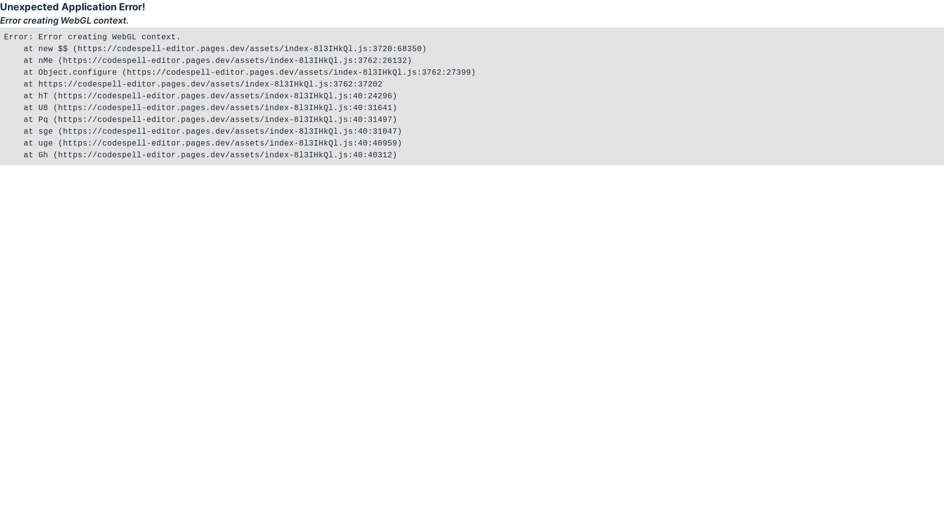 website screenshot of https://codespell-editor.pages.dev/