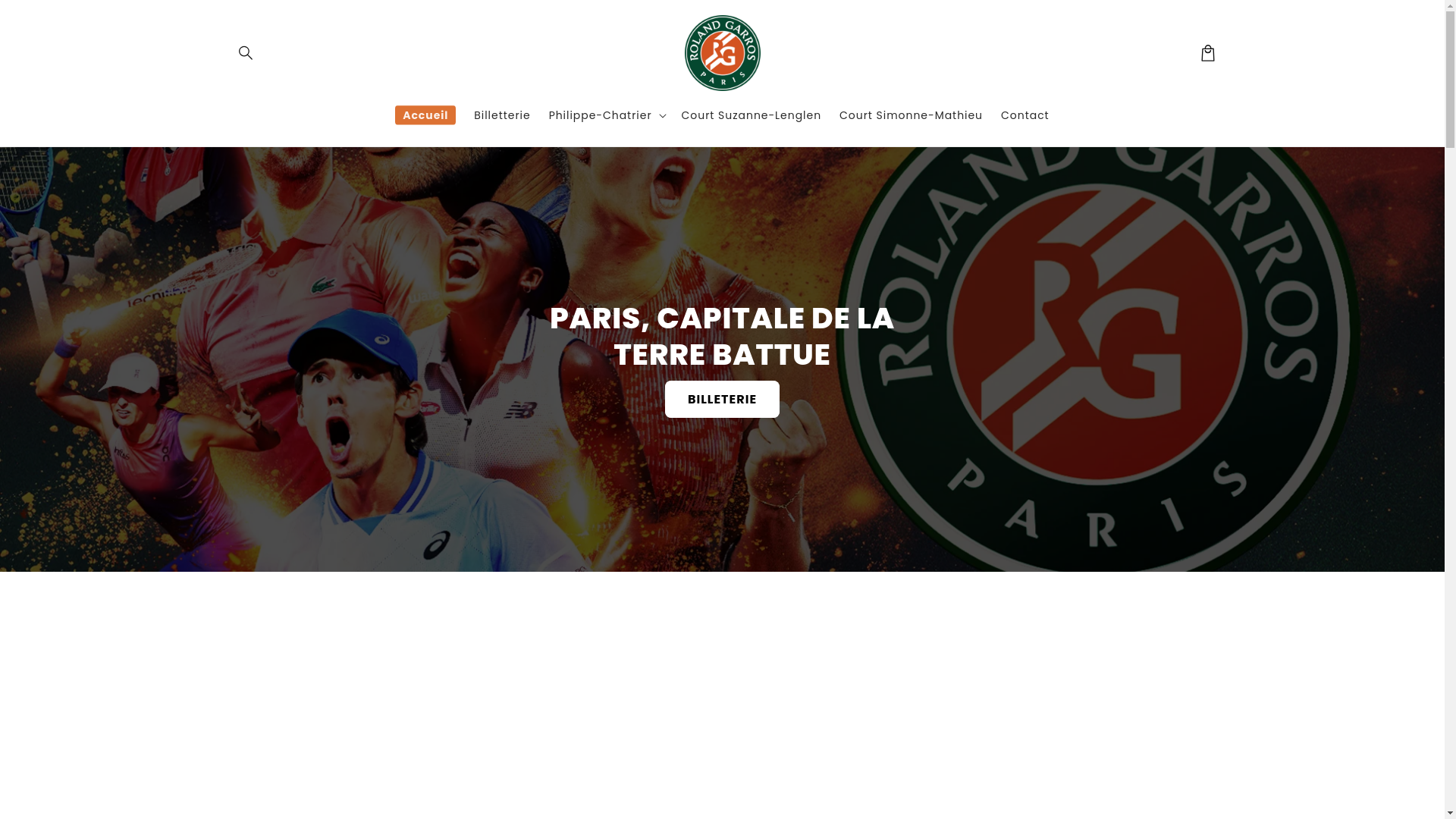 website screenshot of https://billetterie-rg.com/