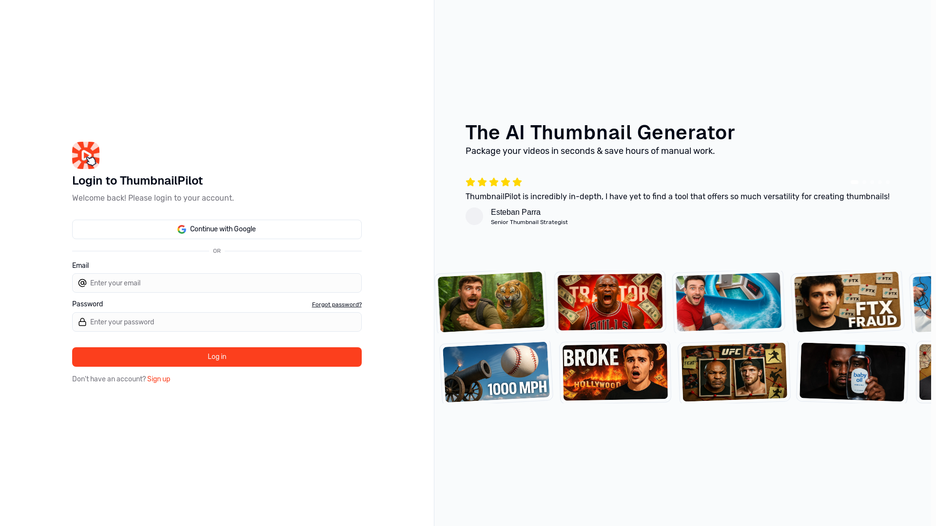 website screenshot of https://app-thumbnailpilot.pages.dev/