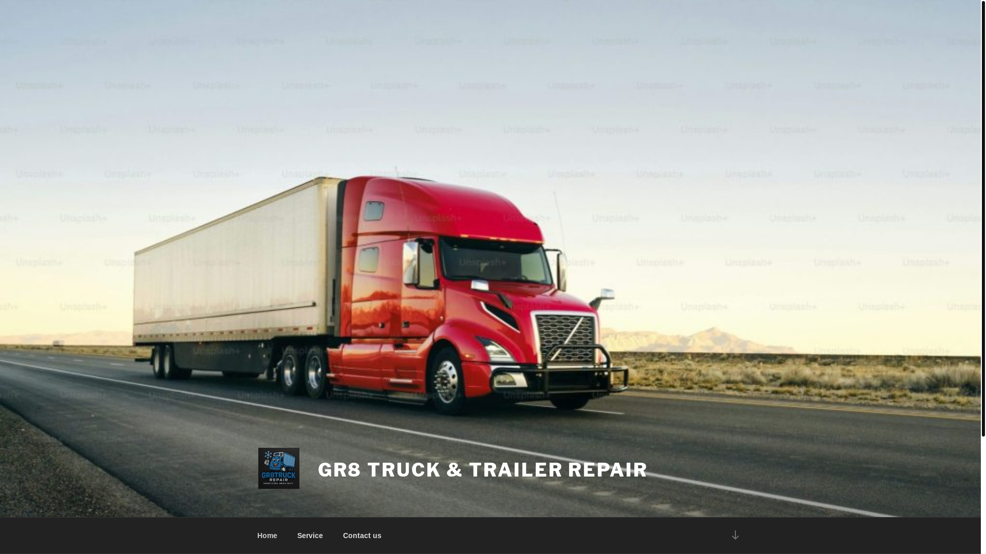 website screenshot of https://gr8truckrepair.com/