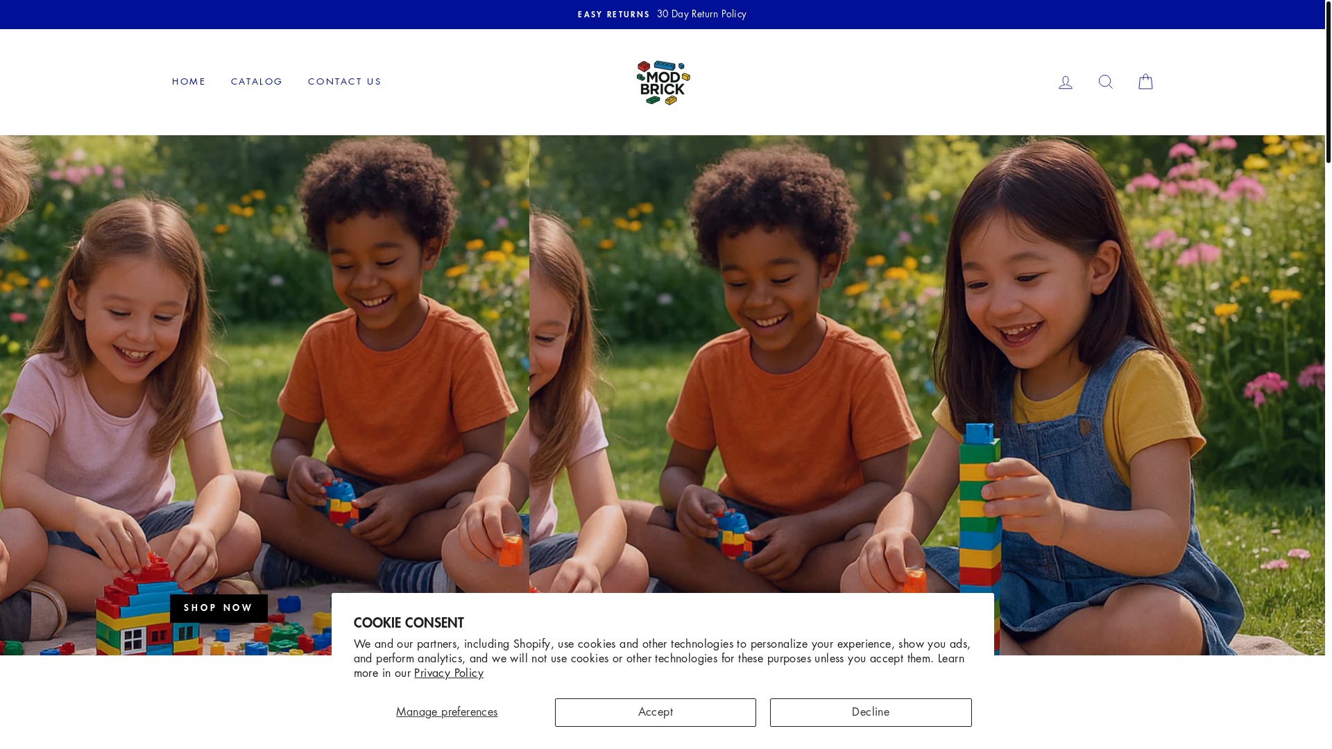 website screenshot of https://lego-brick.shop/