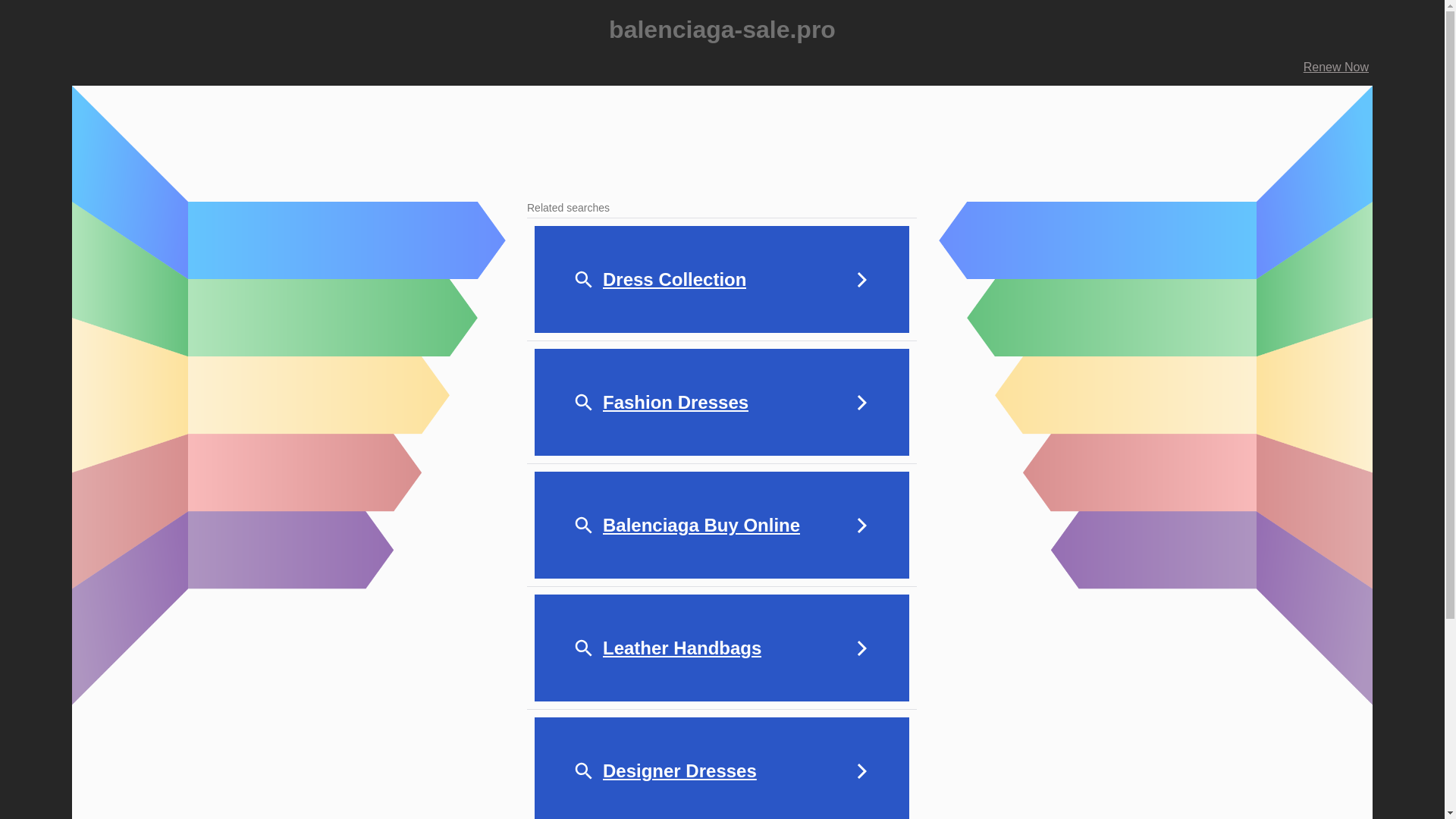 website screenshot of https://balenciaga-sale.pro/