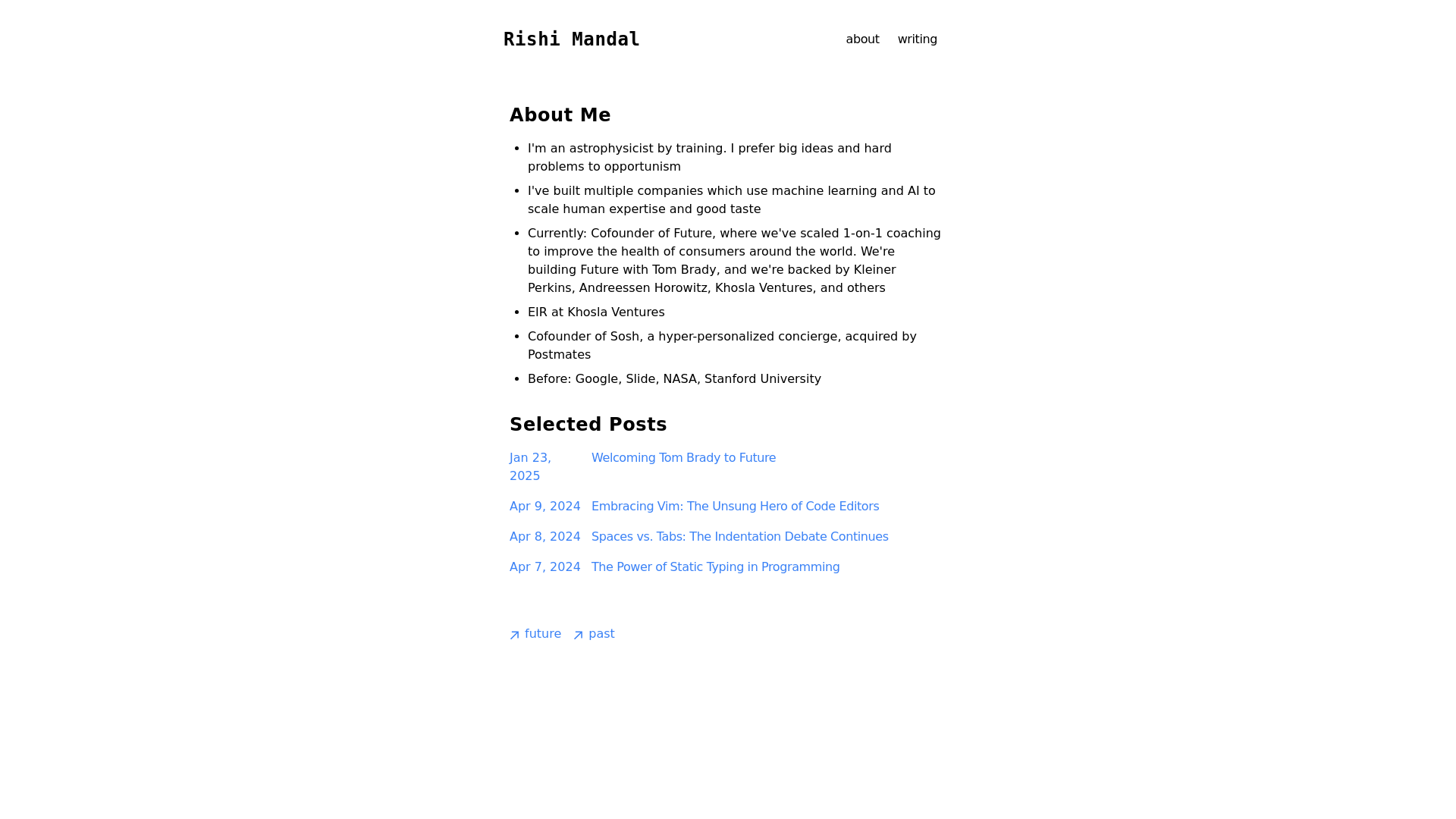 website screenshot of https://mandal.cc/
