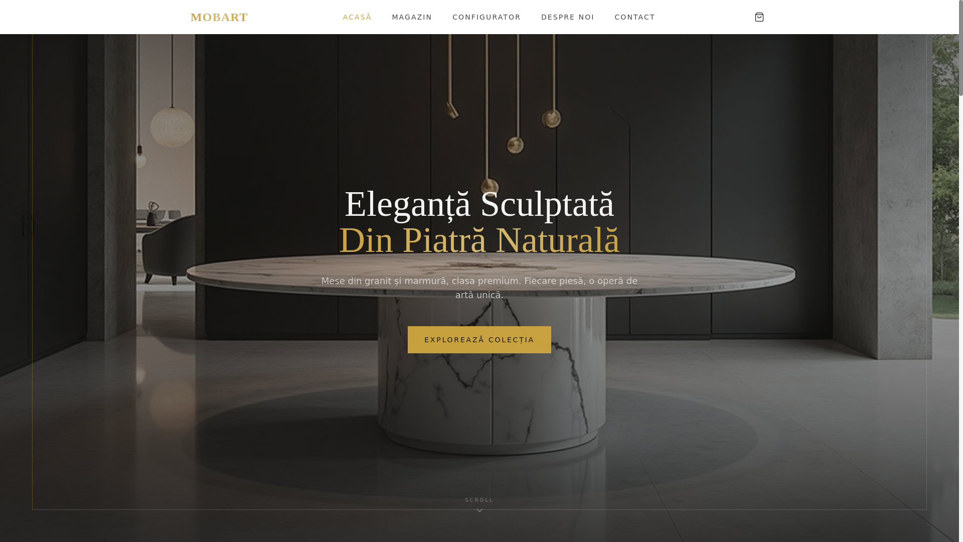 website screenshot of https://mobart.md/