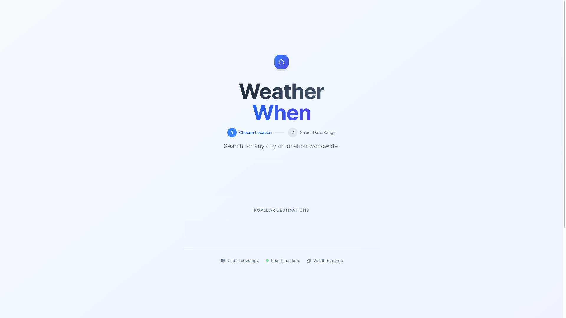 website screenshot of https://weatherwhen.app/