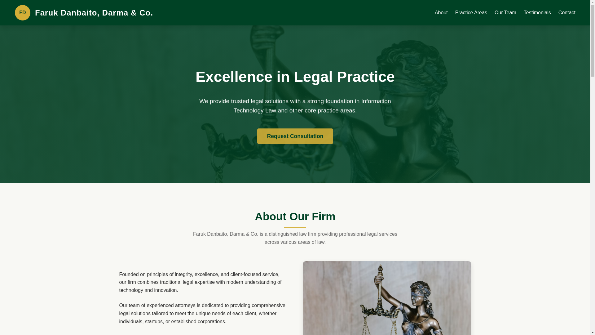 website screenshot of https://danbaito.com.ng/