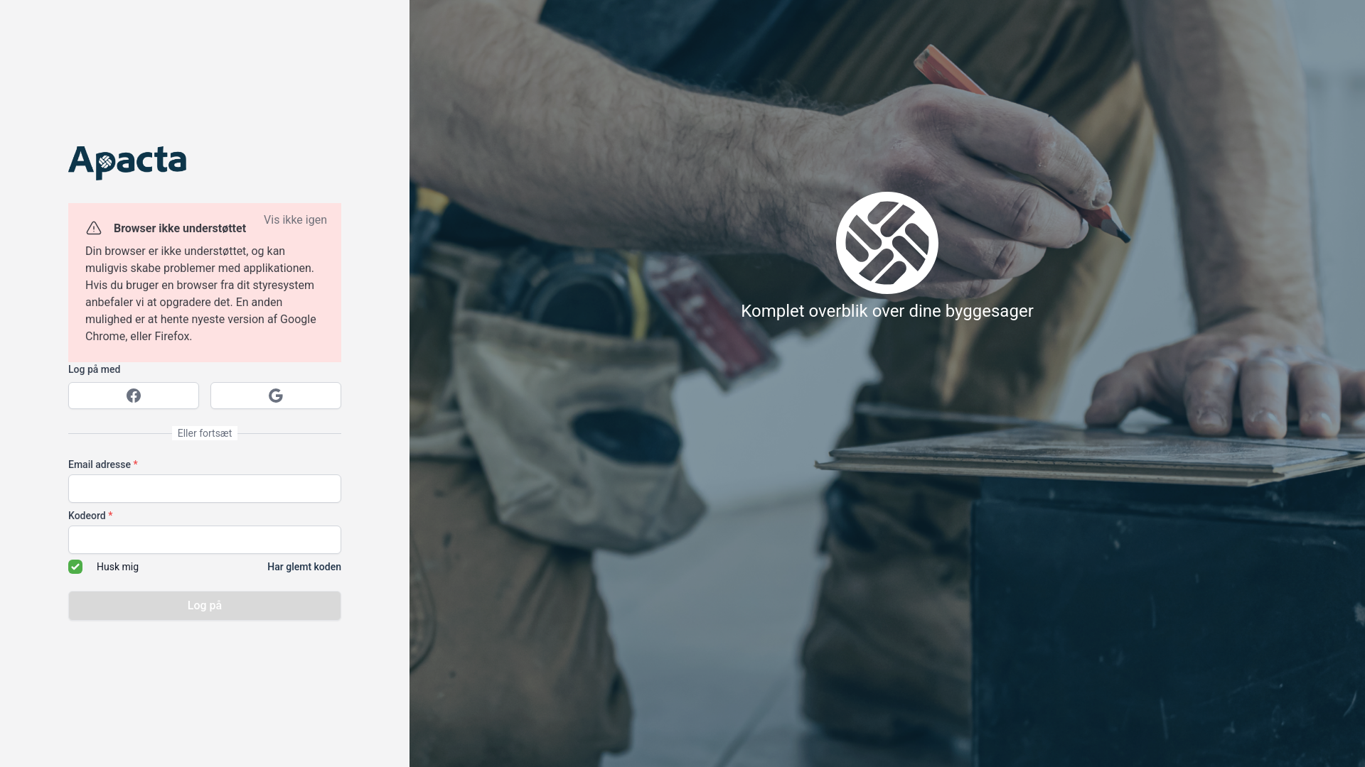 website screenshot of https://control-panel-qa.pages.dev/