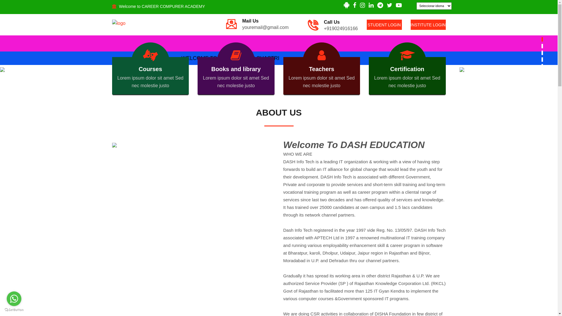 website screenshot of https://vidyapeetheducationalfoundations.in/