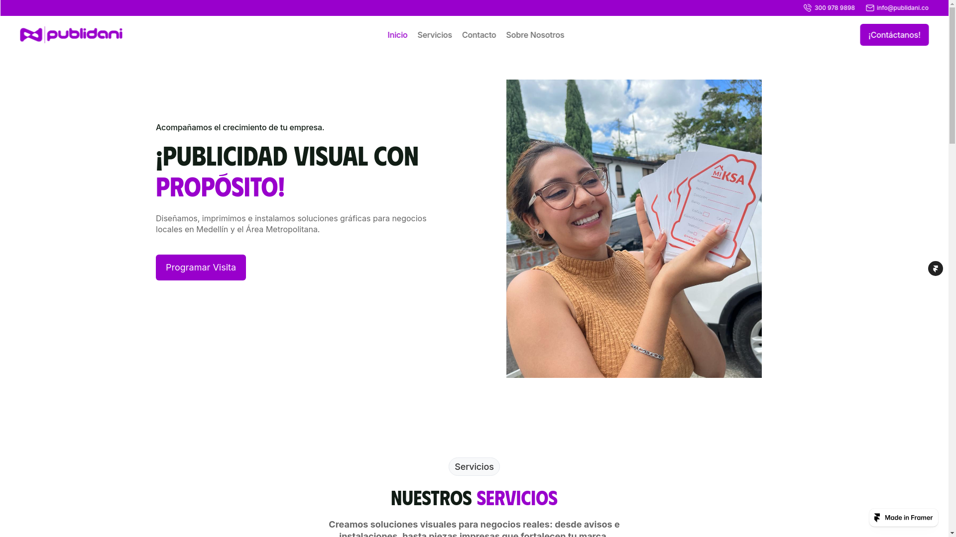website screenshot of https://publidani5.pages.dev/