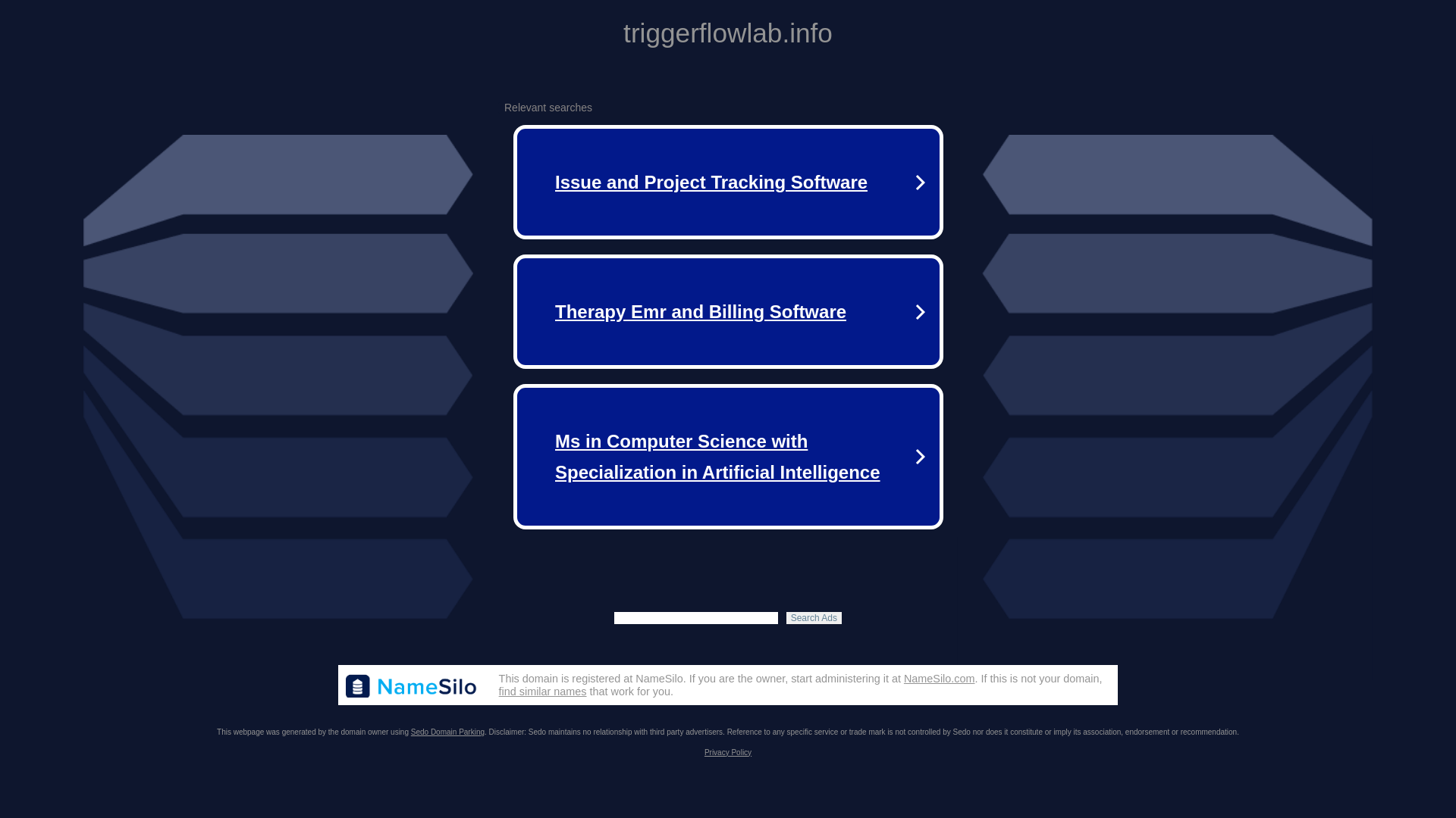website screenshot of https://triggerflowlab.info/