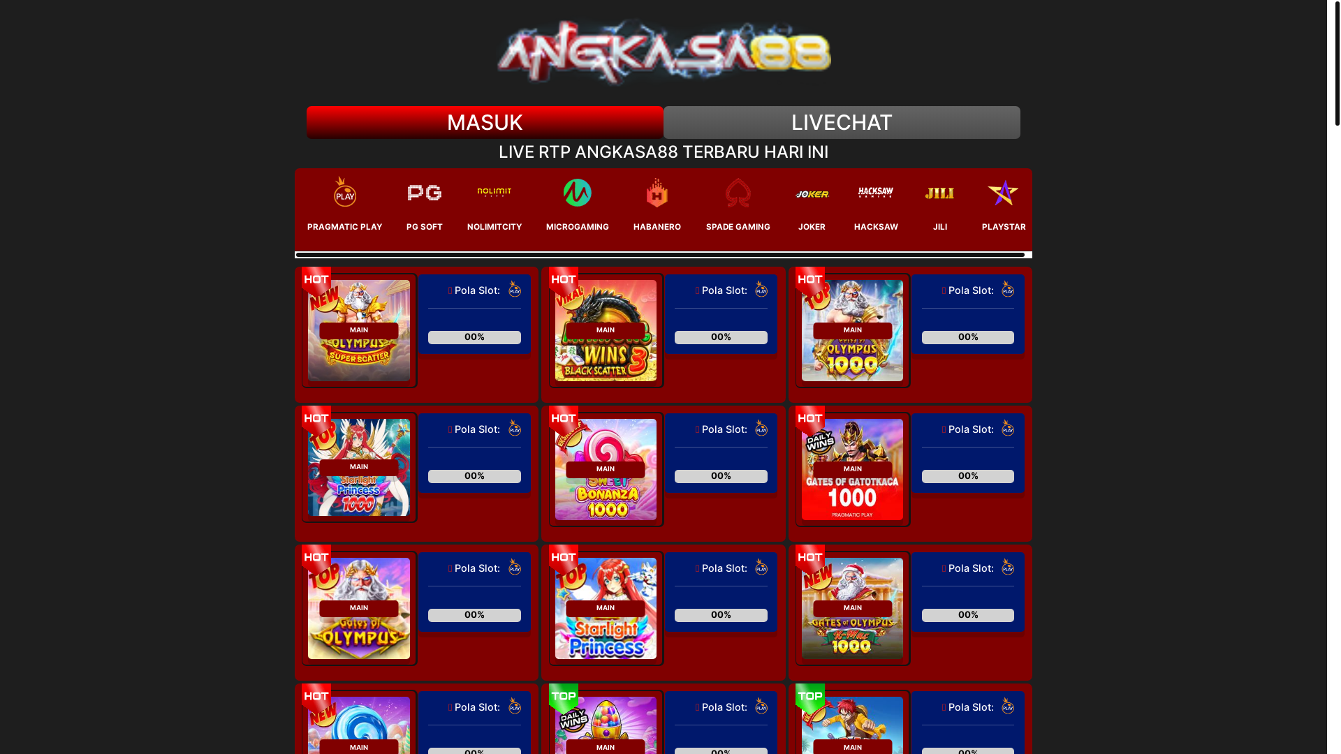 website screenshot of https://rtpangkasa5.makeup/