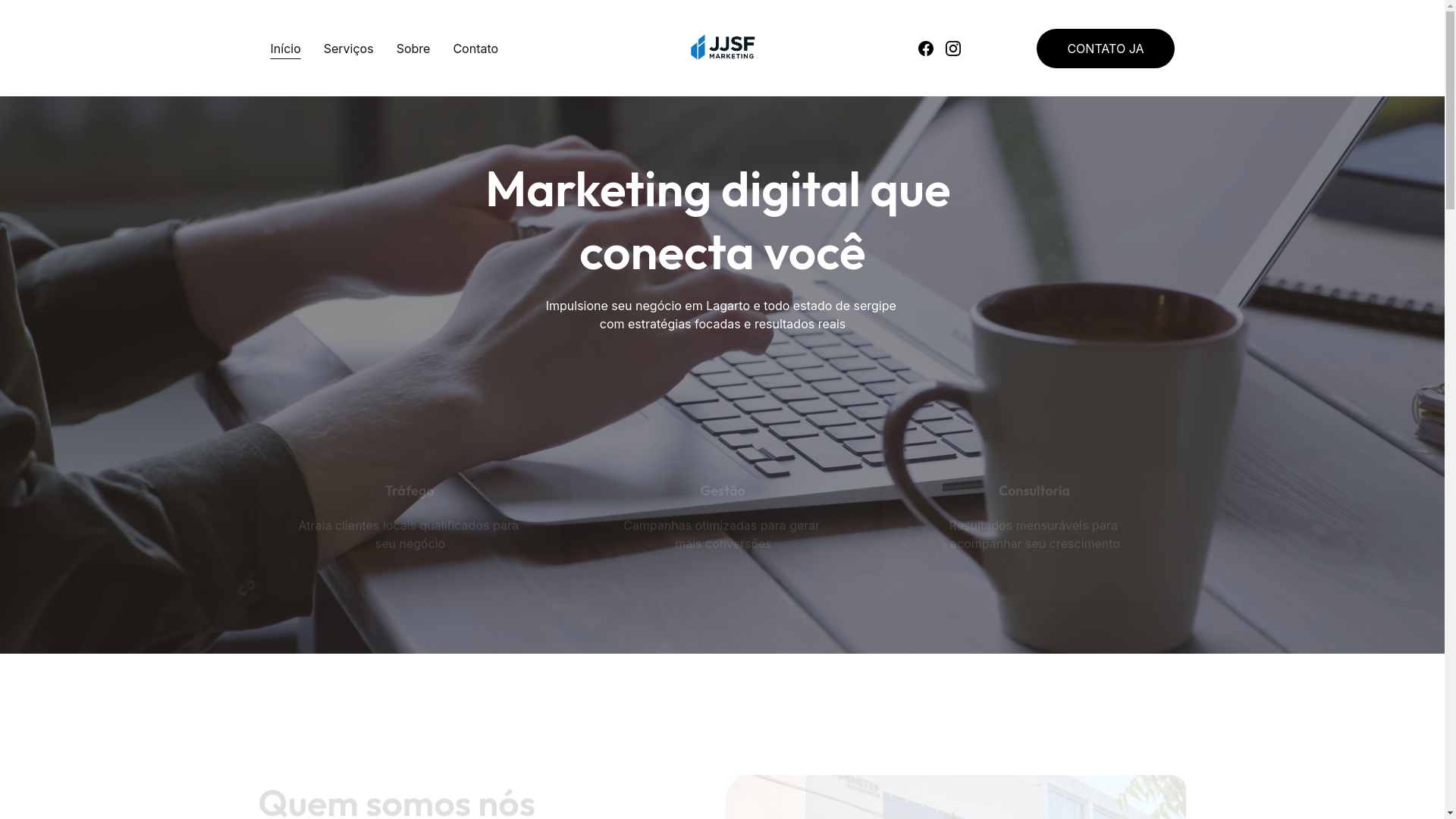 website screenshot of https://jjsfmarketing.com/