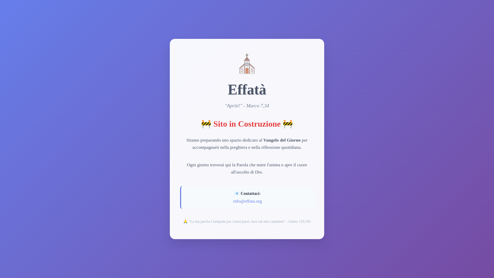 website screenshot of https://effata-single-page.pages.dev/
