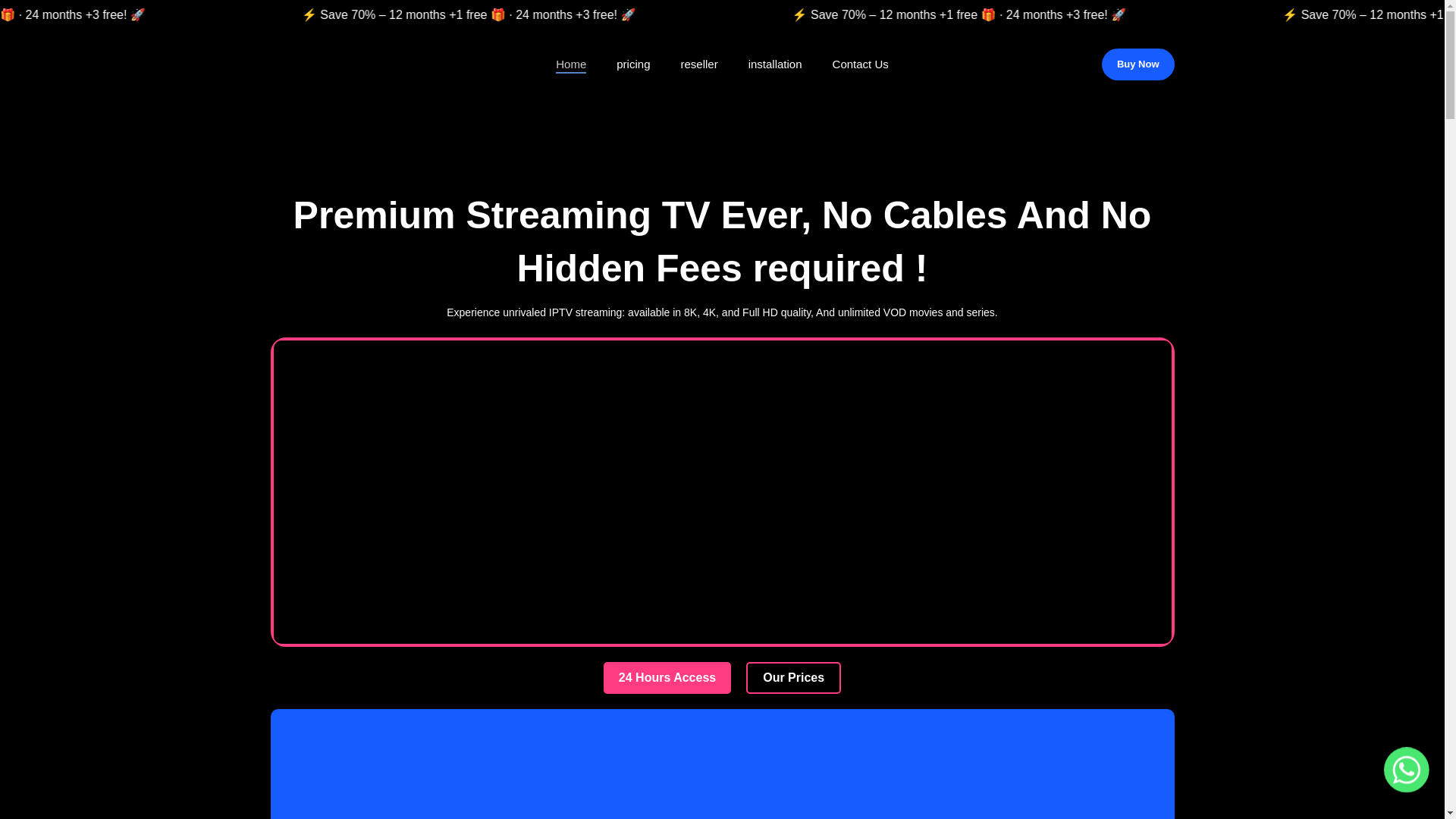 website screenshot of https://tvnado.shop/