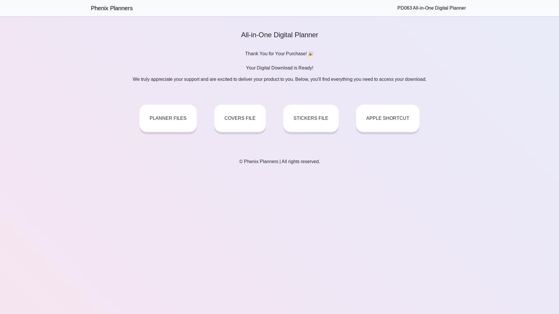 website screenshot of https://phenixplannerspd063xs56v.pages.dev/