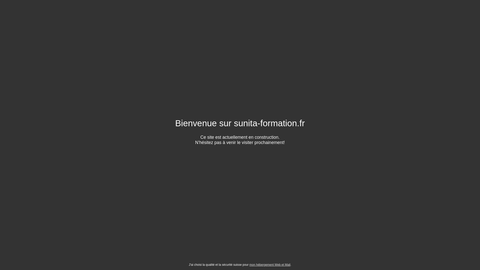 website screenshot of https://sunita-formation.fr/
