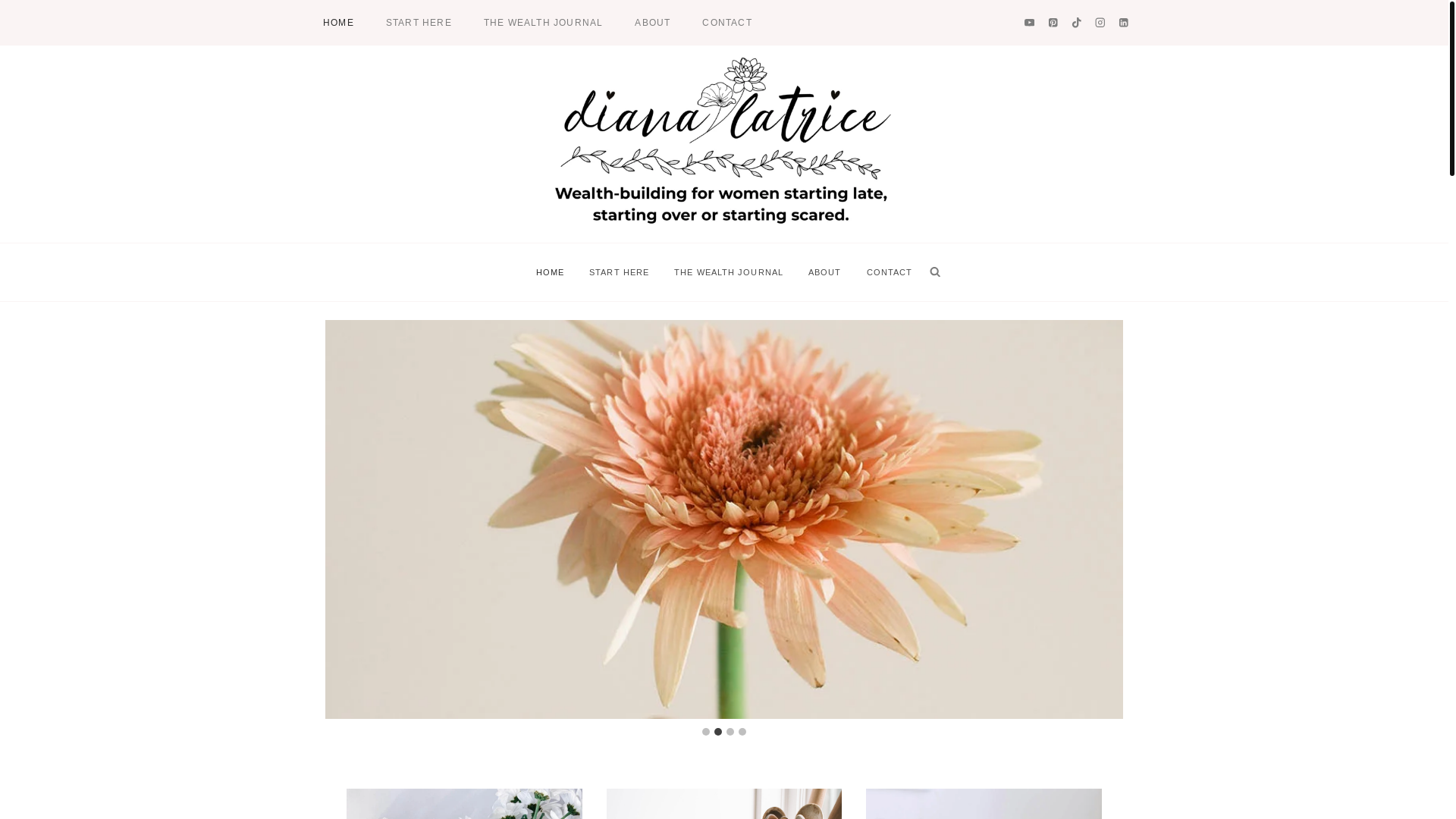 website screenshot of https://itsdianalatrice.com/