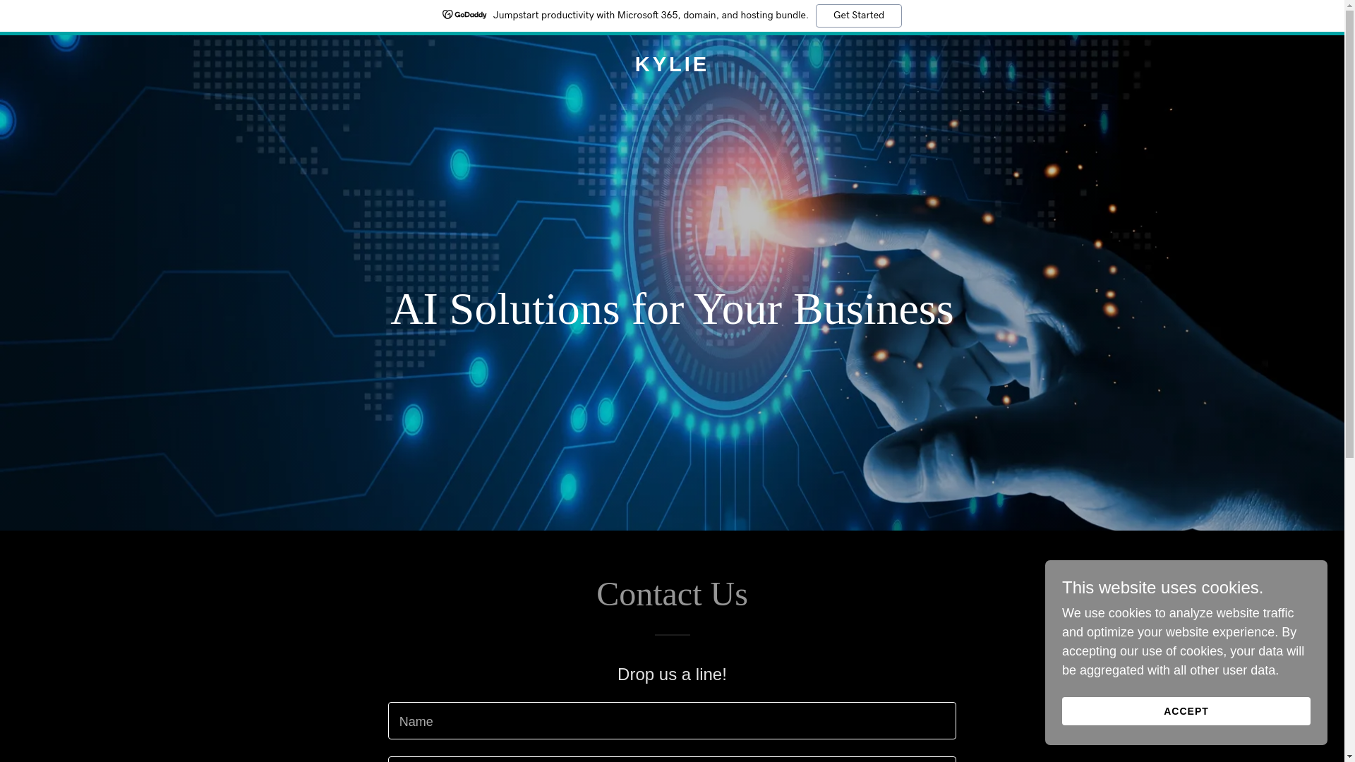 website screenshot of https://callkylie.ca/