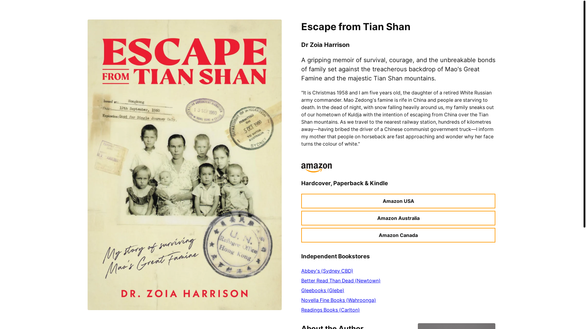 website screenshot of https://escape-from-tian-shan.pages.dev/