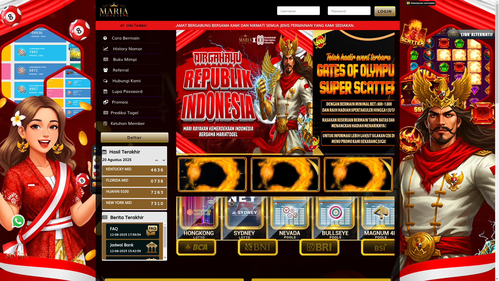 website screenshot of https://maria82764.com/