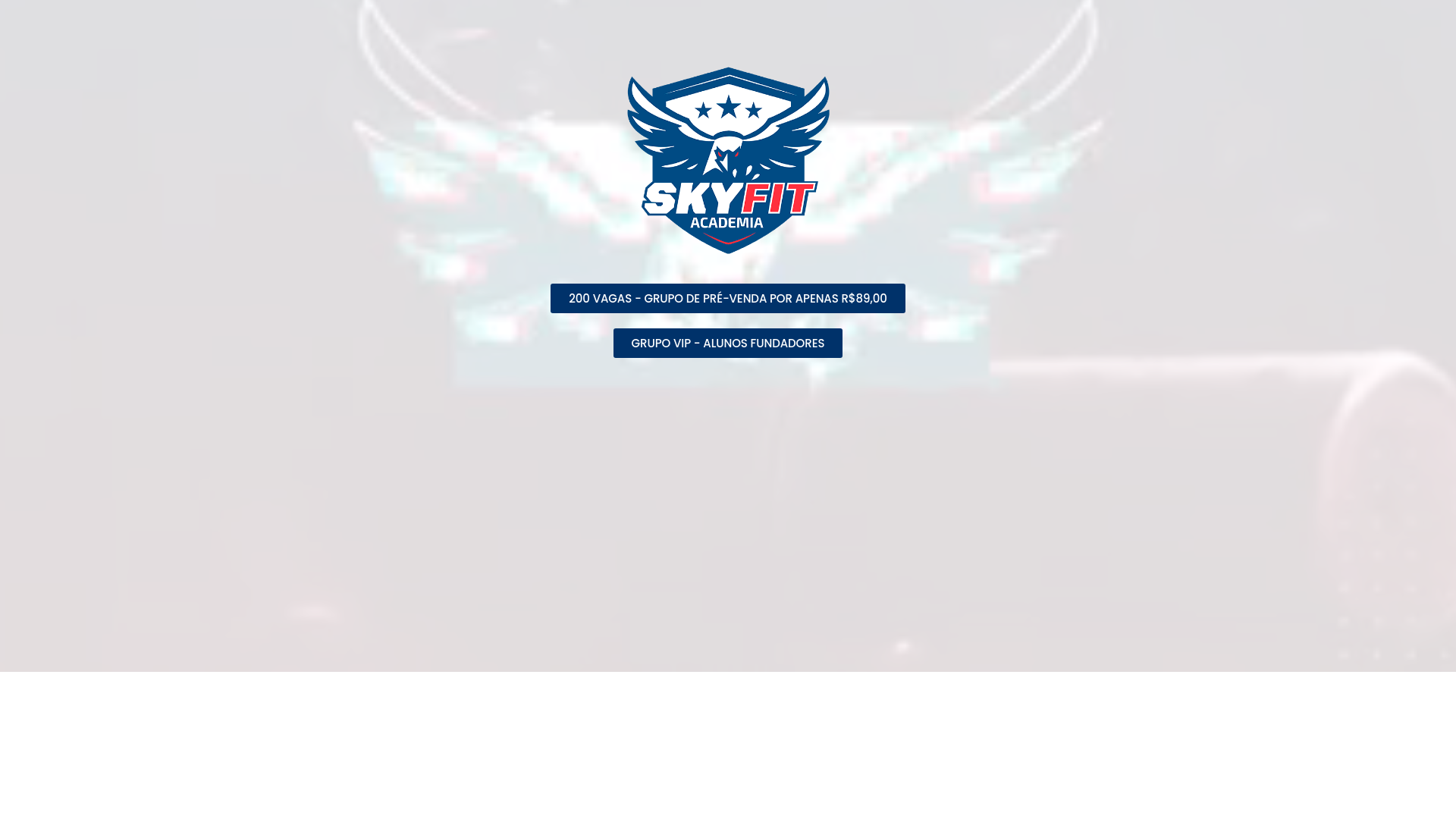 website screenshot of https://skyfitsantaisabel.com.br/