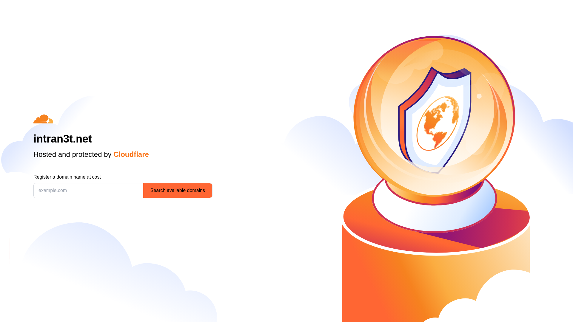 website screenshot of https://intran3t.net/