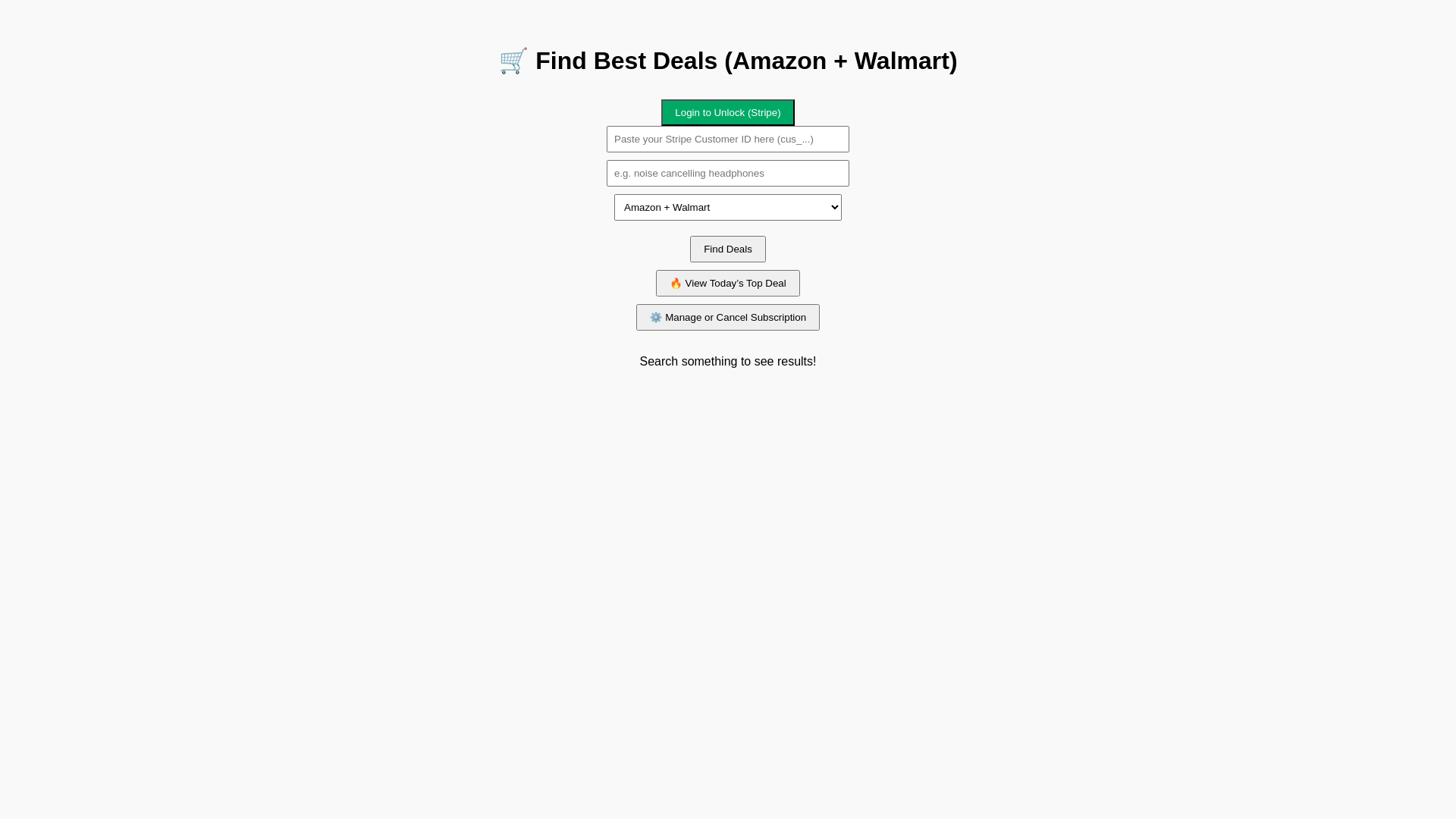 website screenshot of https://deal-finder-ai.com/