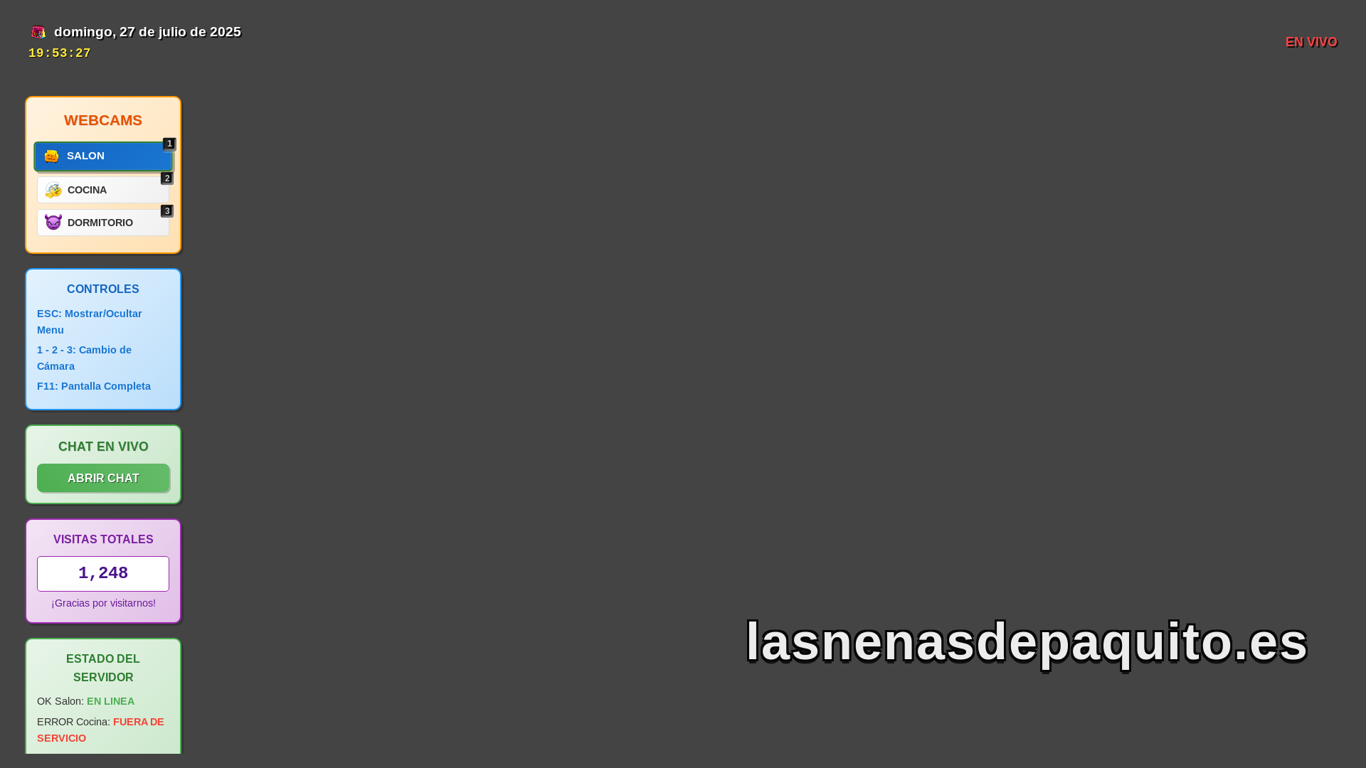 website screenshot of https://lasnenasdepaquito.pages.dev/