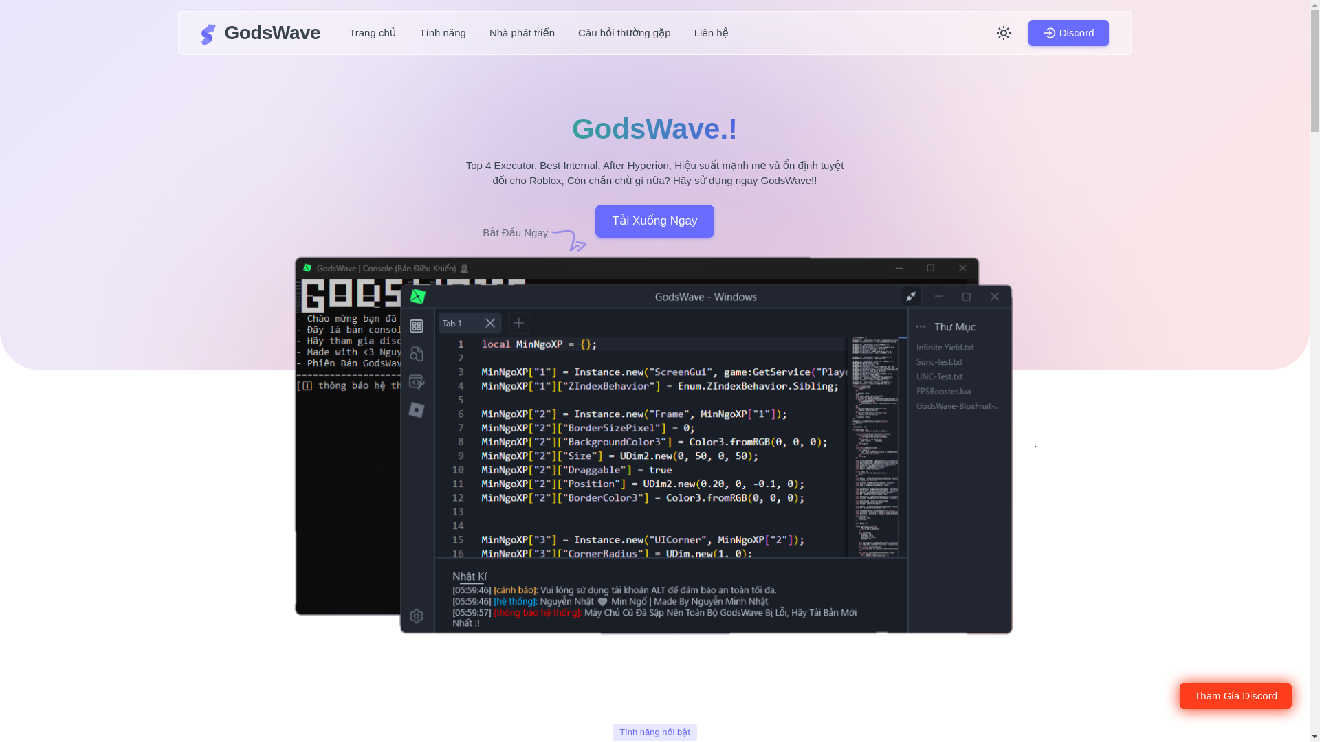 website screenshot of https://getgodswave.pages.dev/