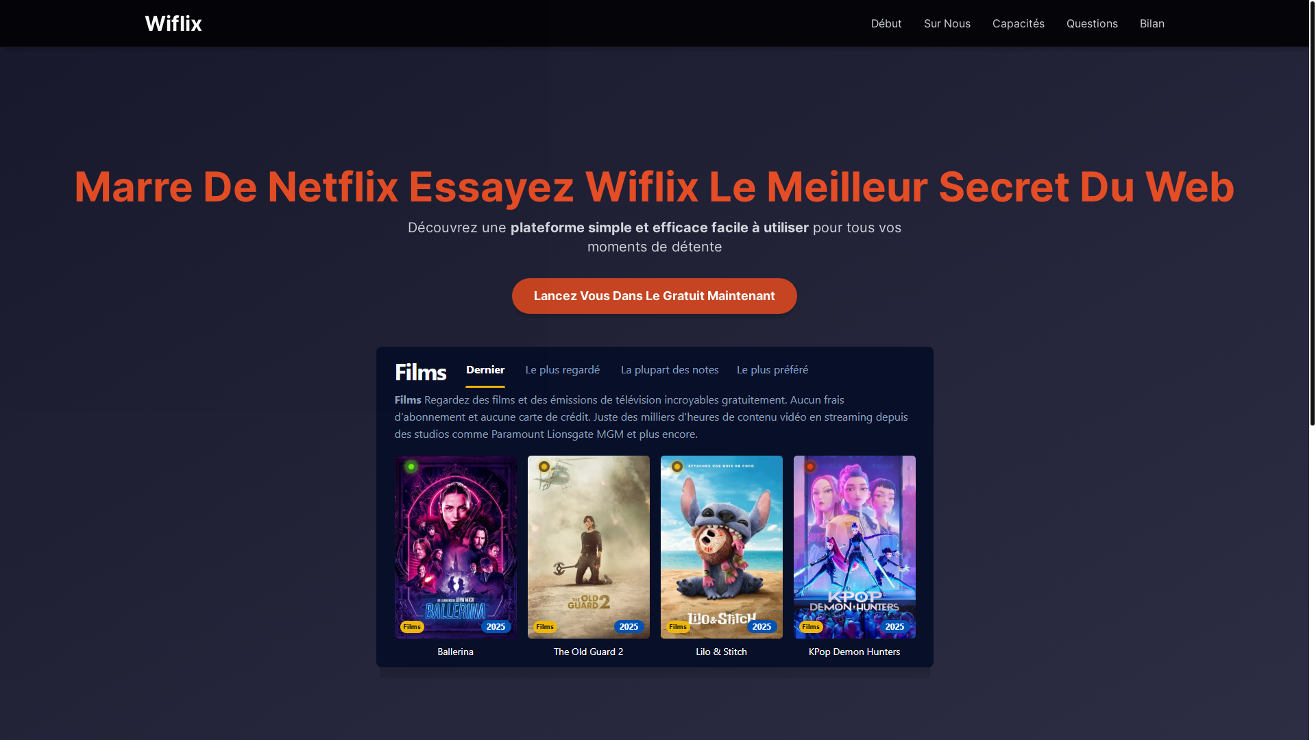 website screenshot of https://wiflix-huwa-1ok.pages.dev/